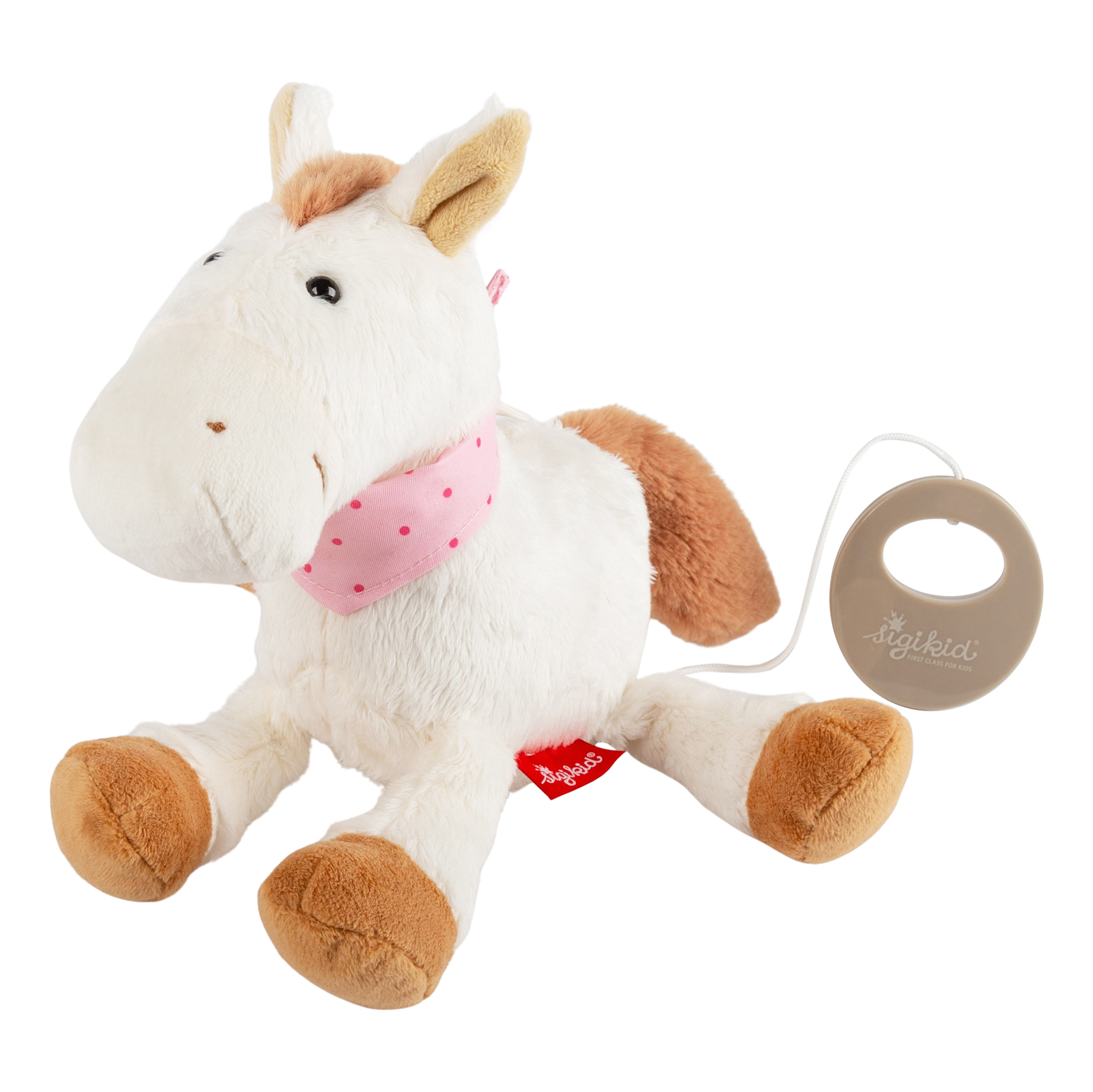 Baby Spieluhr weißes Pony, Drei Haselnüsse für Aschenbrödel Baby Spieluhr weißes Pony, Drei Haselnüsse für Aschenbrödel