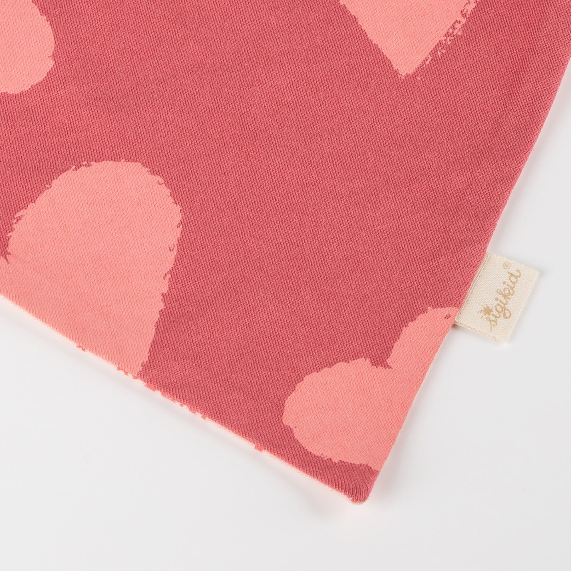 Reversible baby bandana bib Spring Birds