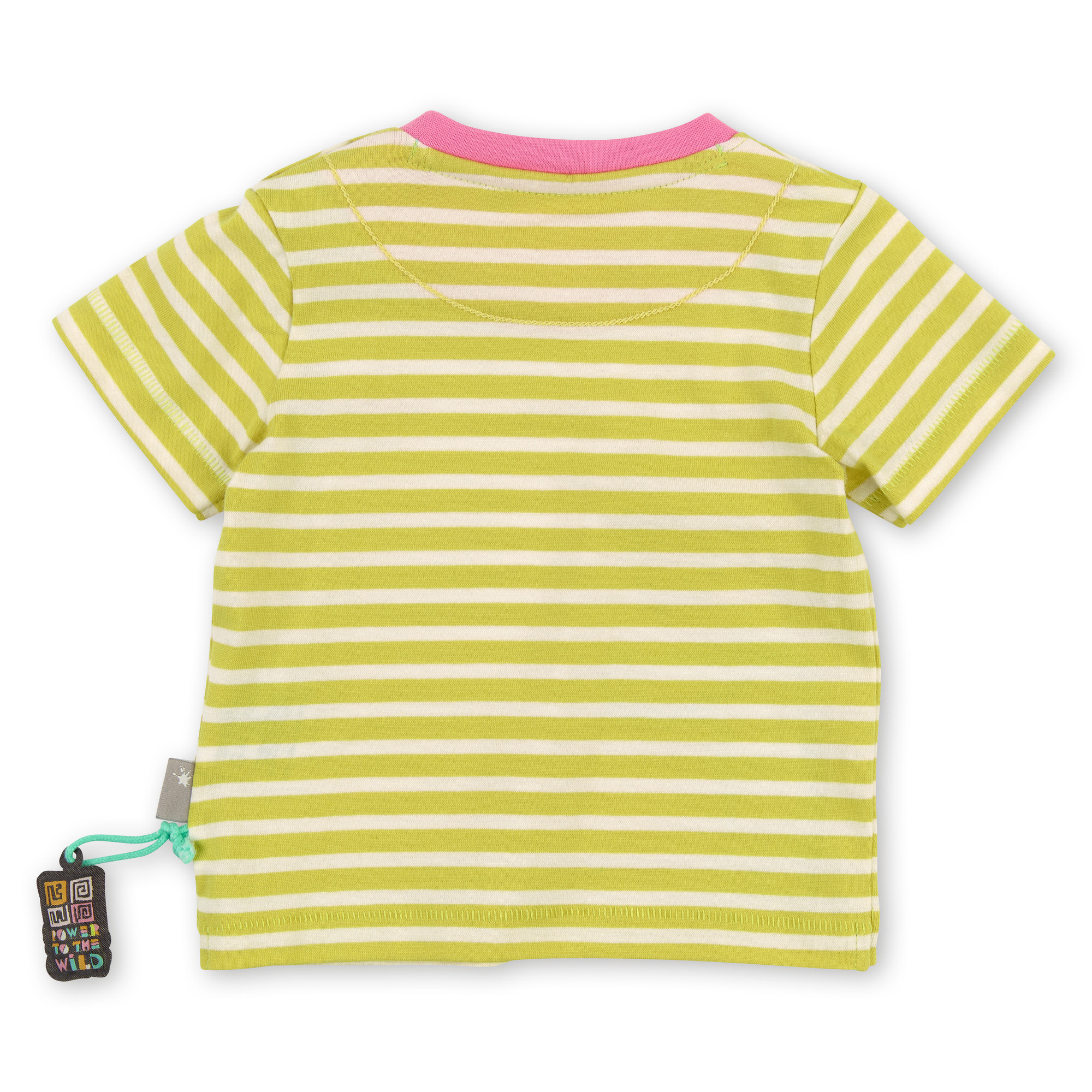 Baby T-Shirt geringelt mit Krokodil Motiv Baby T-Shirt geringelt mit Krokodil Motiv