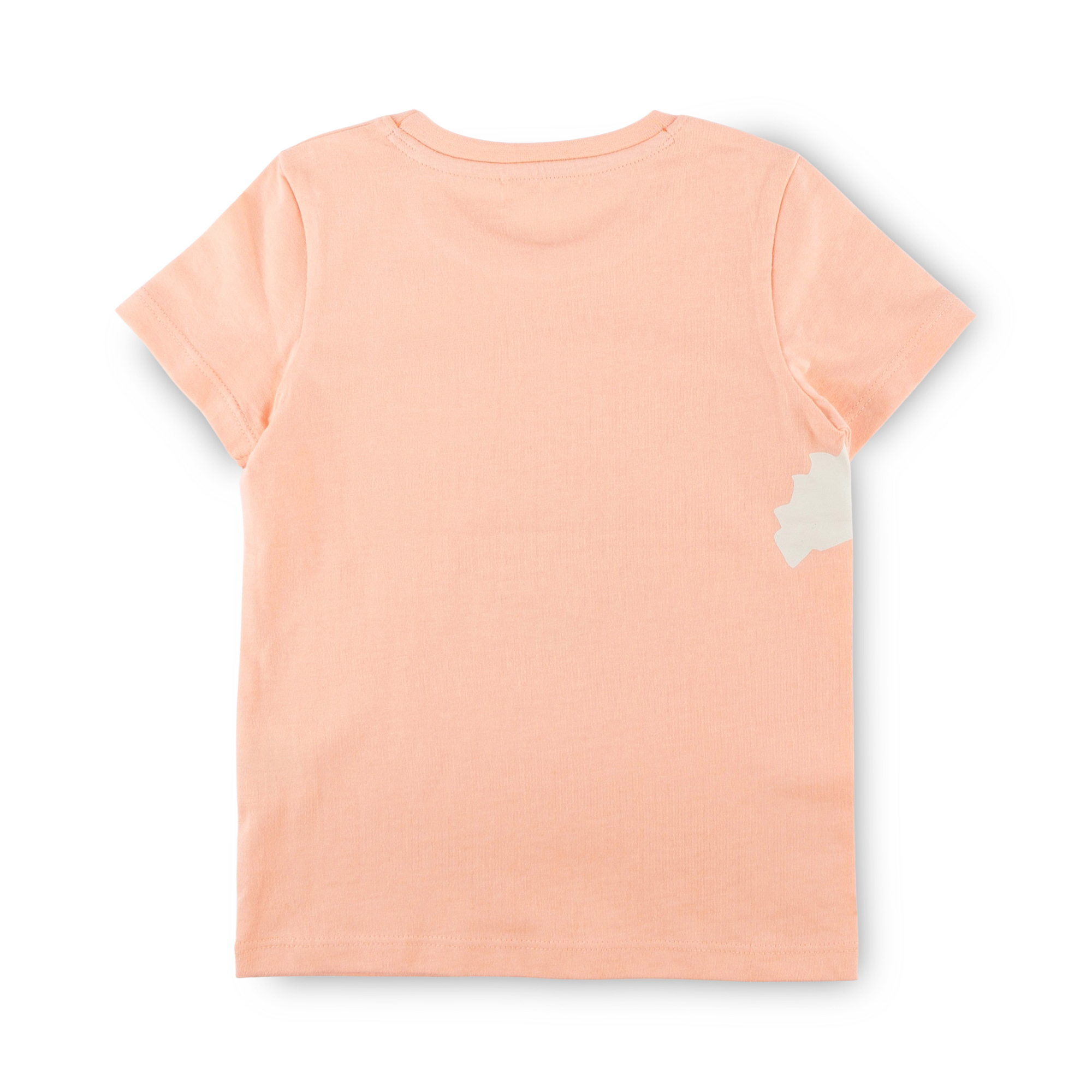 Kurzer Kinder Pyjama Hase, apricot/hellrot Kurzer Kinder Pyjama Hase, apricot/hellrot