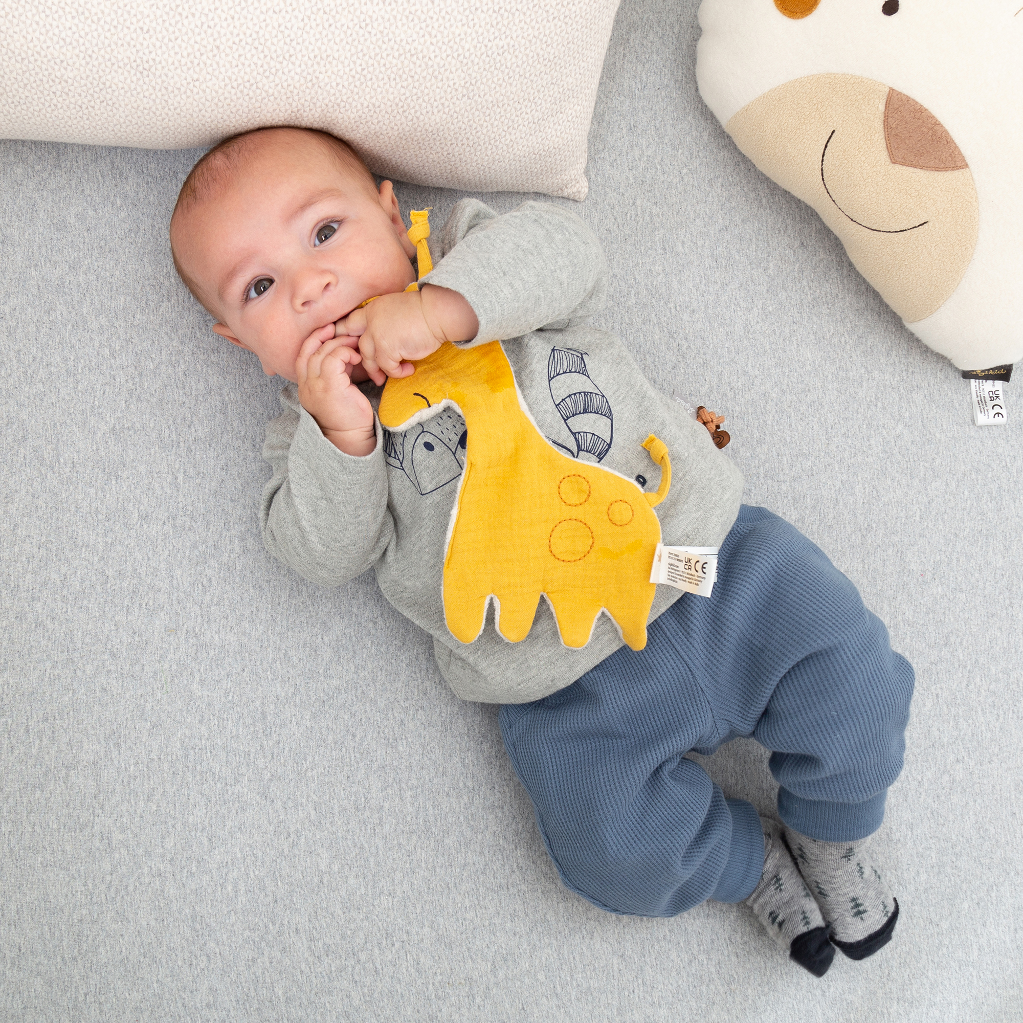 Baby Musselin Knister Schnuffeltuch Giraffe Baby Musselin Knister Schnuffeltuch Giraffe