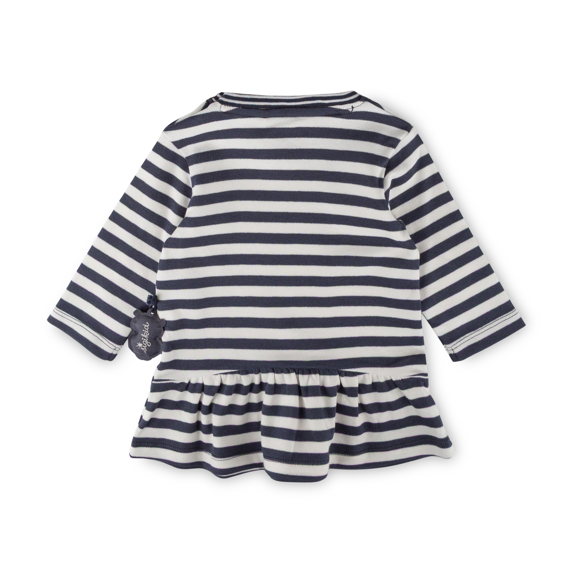 Long-sleeved baby flounce dress Curious Owl