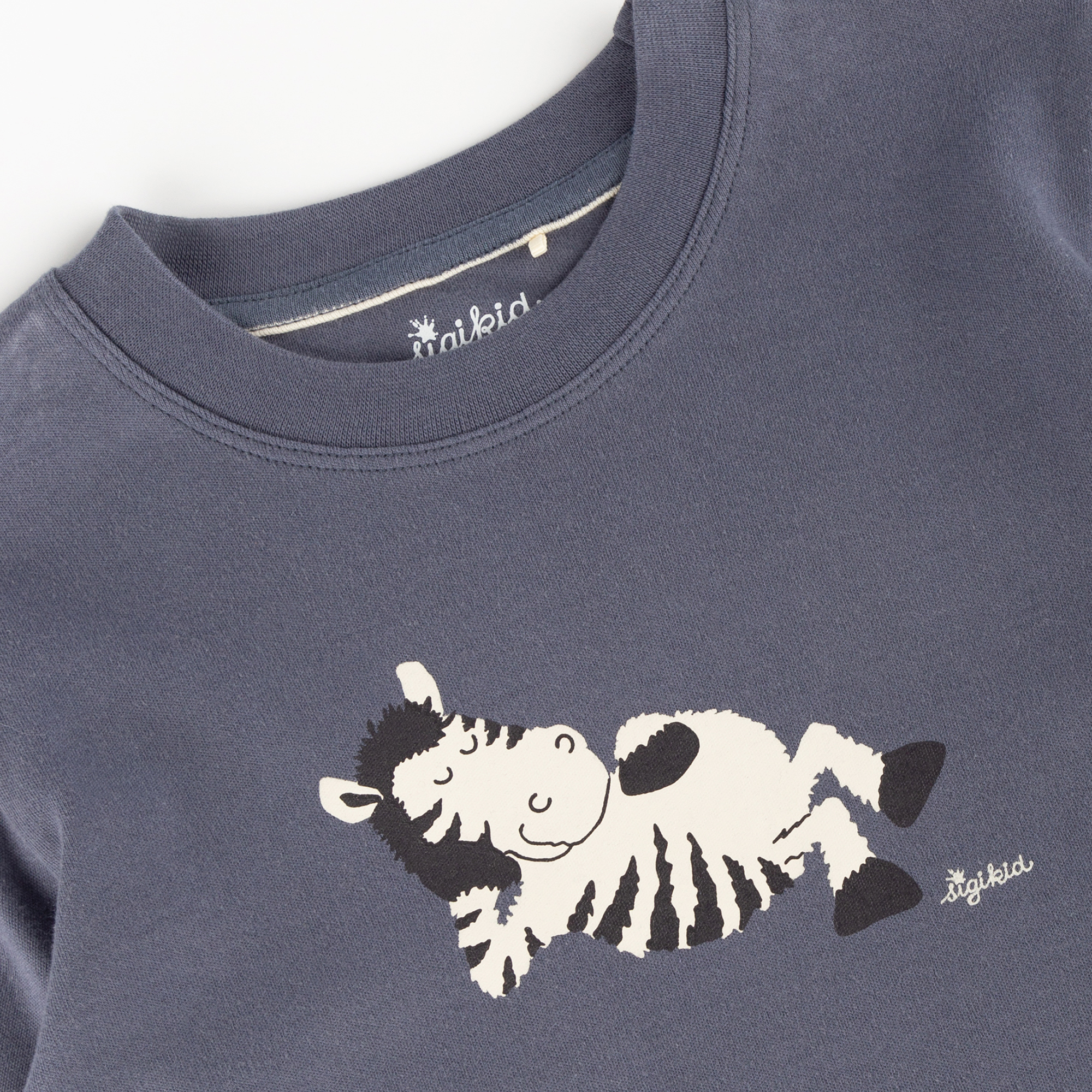 Kinder Schlafanzug Zebra lang, lila-weiß Kinder Schlafanzug Zebra lang, lila-weiß