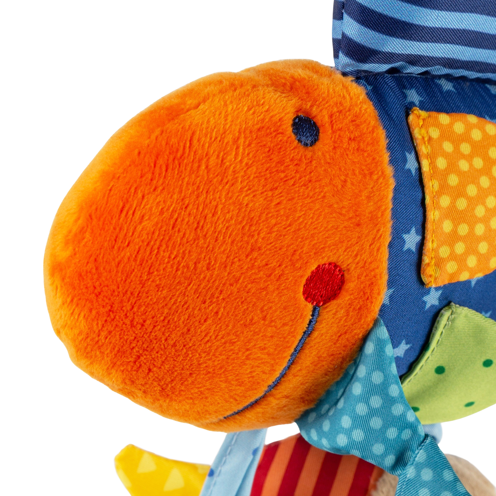 Baby activity soft toy fish, vibrating rattle