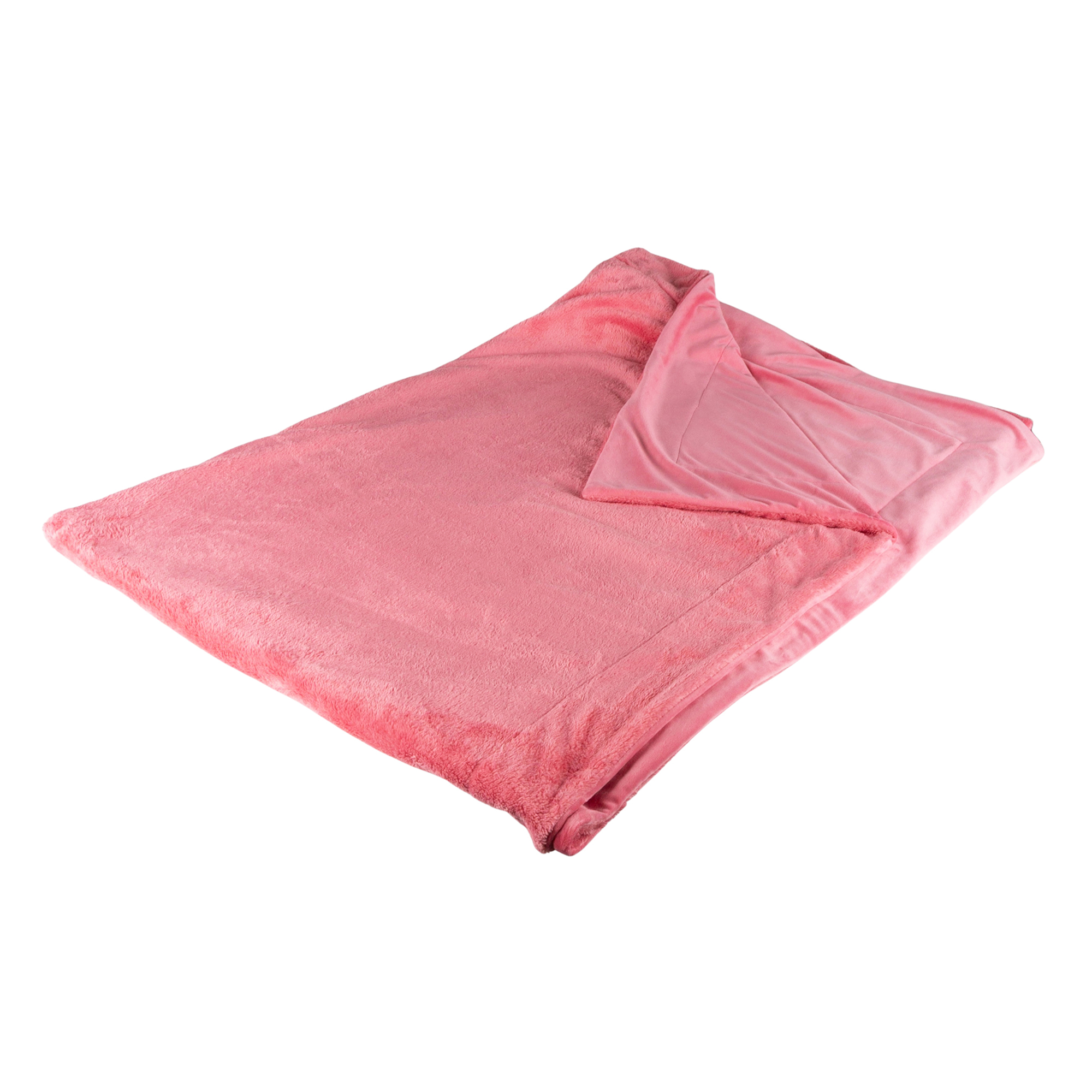 Beasts Plüsch Kuscheldecke, pink