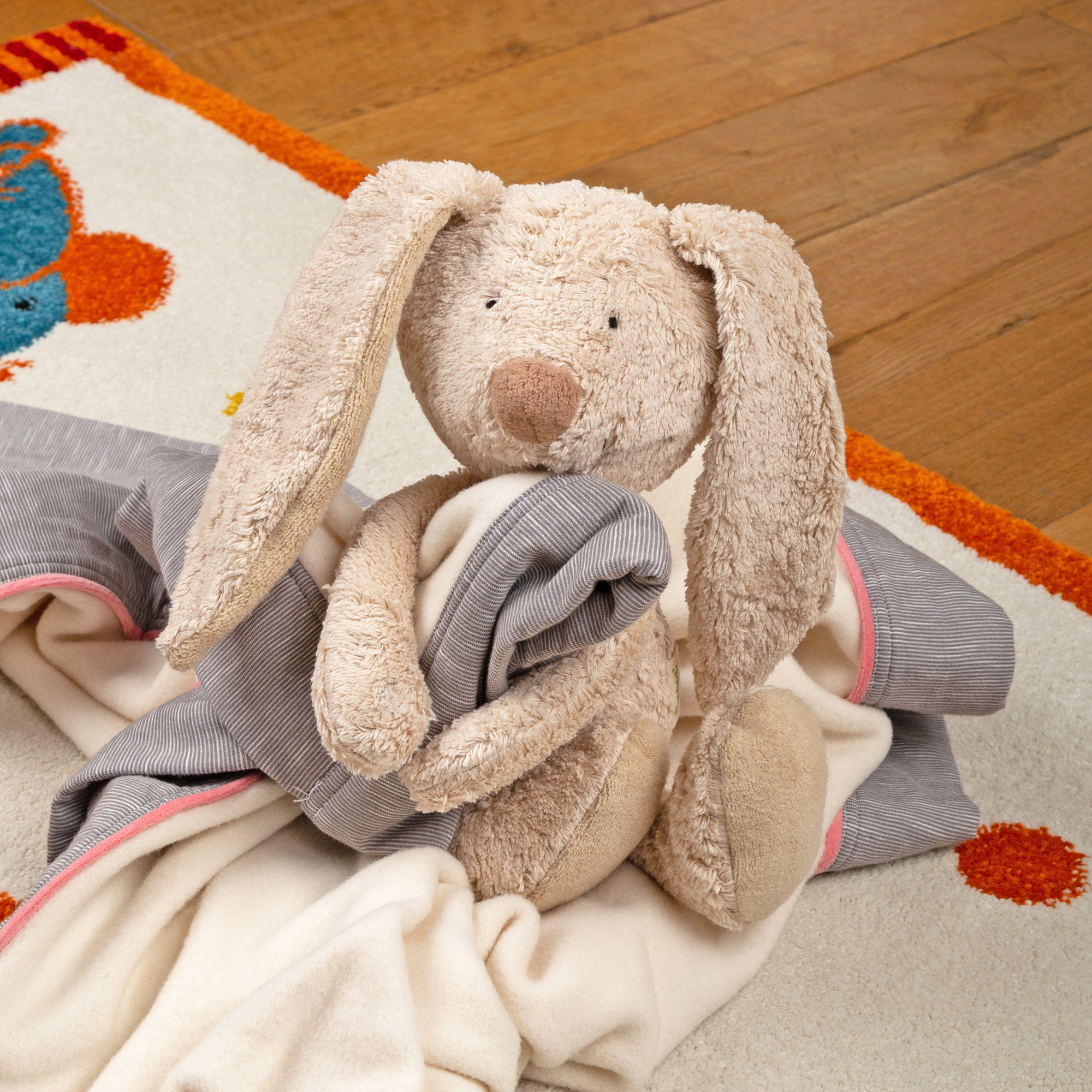 Organic soft toy rabbit, Green Collection Organic soft toy rabbit, Green Collection