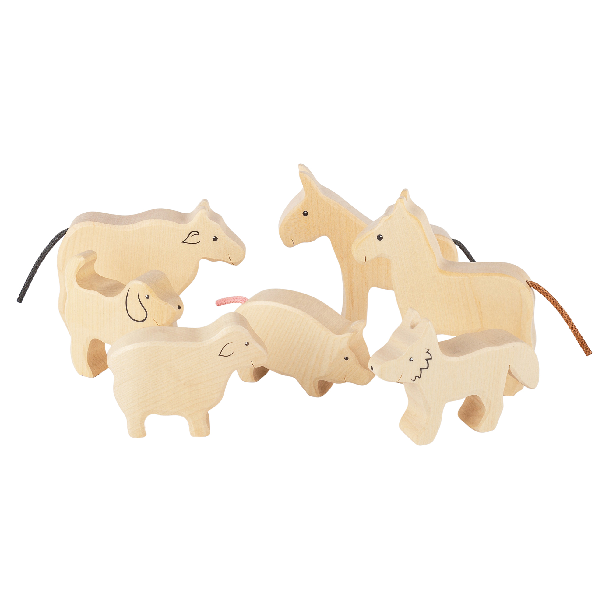 Holztiere-Set Bauernhof Holztiere-Set Bauernhof