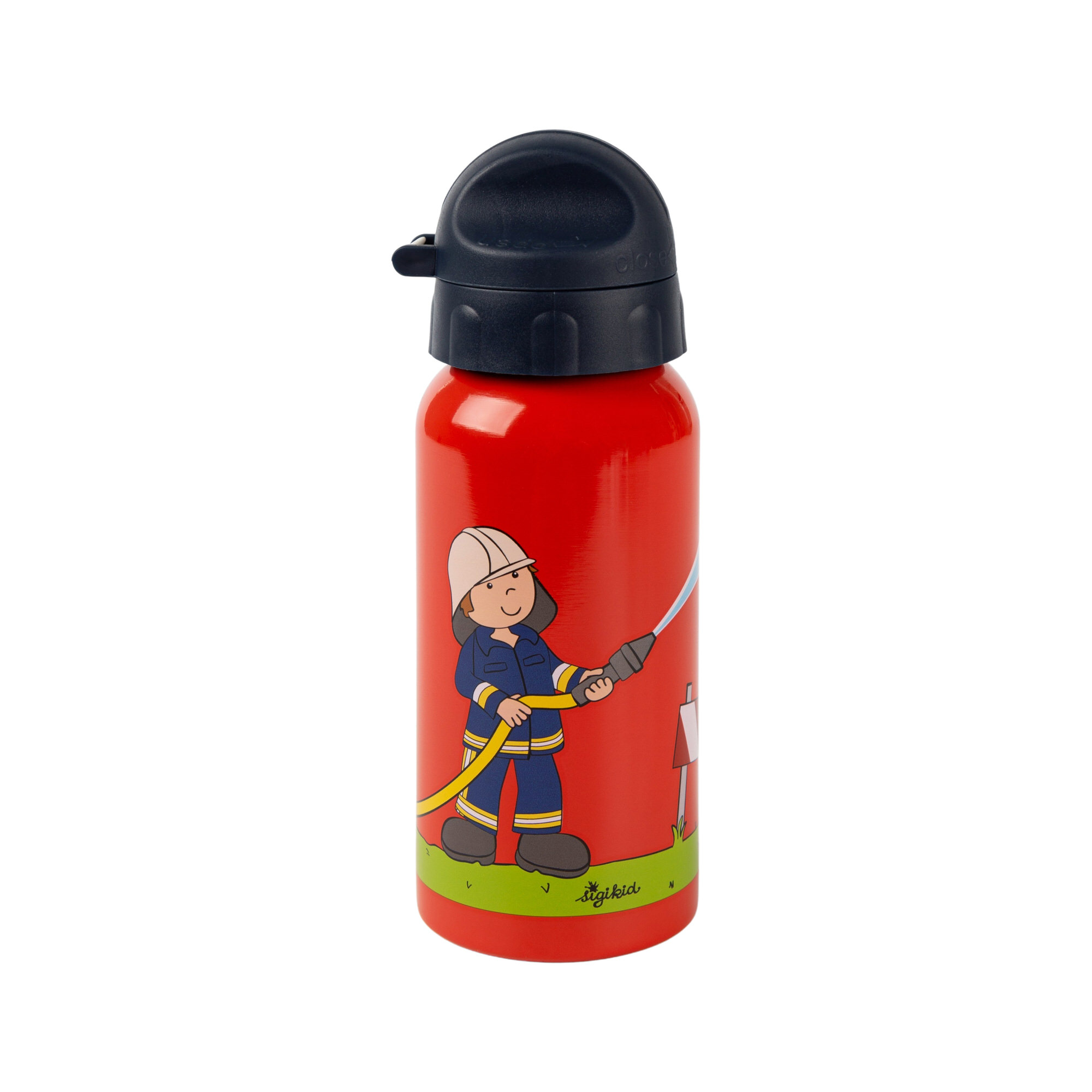 Kinder Edelstahl-Trinkflasche Feuerwehrmann Frido Firefighter