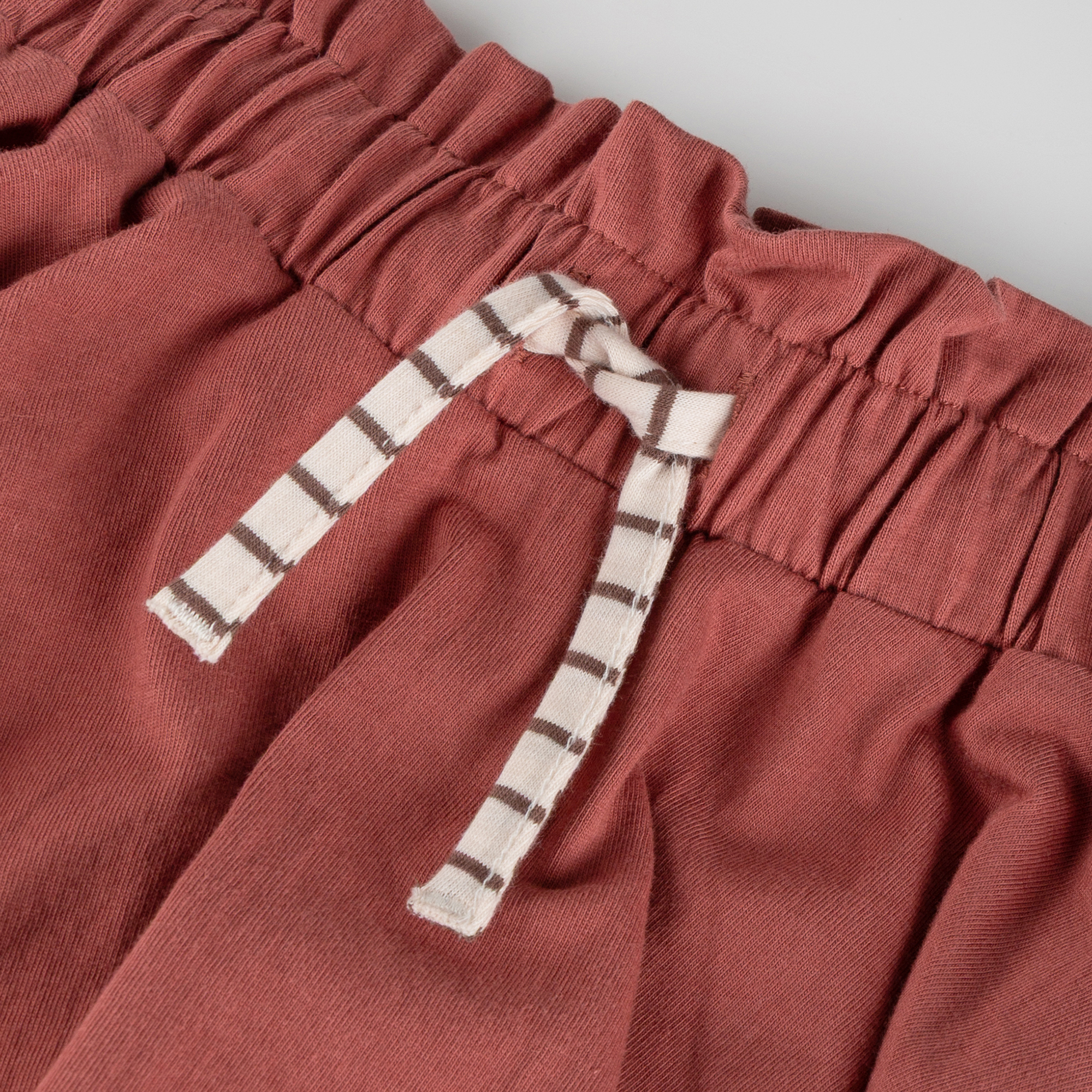 Kinder Sommer Rock mit rosa Prints Savanne, rotbraun