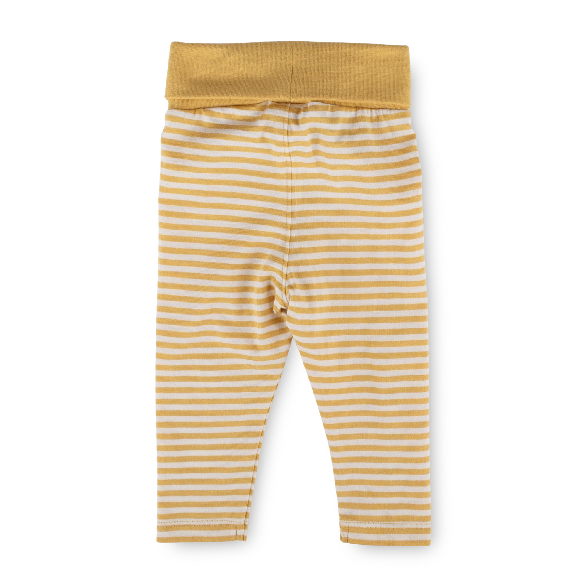 Newborn baby leggings, yellow striped