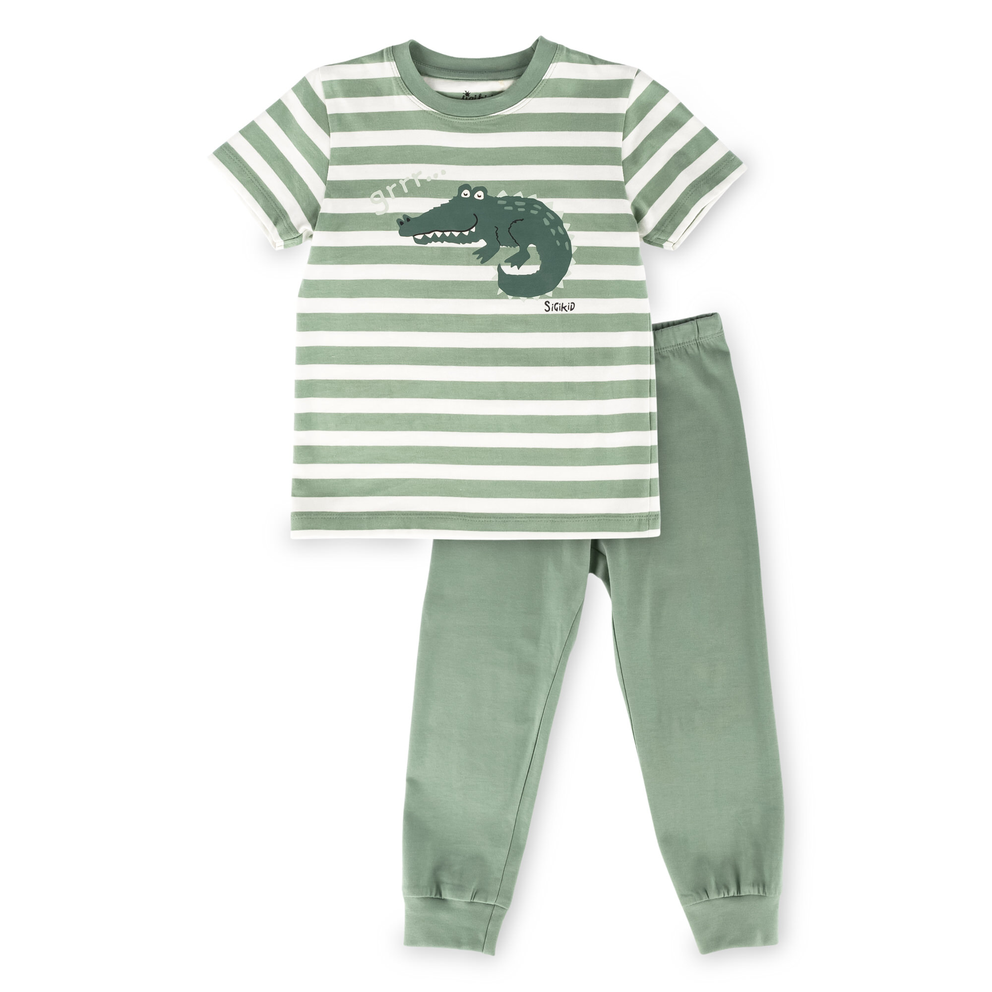 Kinder Pyjama Krokodil, grün Kinder Pyjama Krokodil, grün