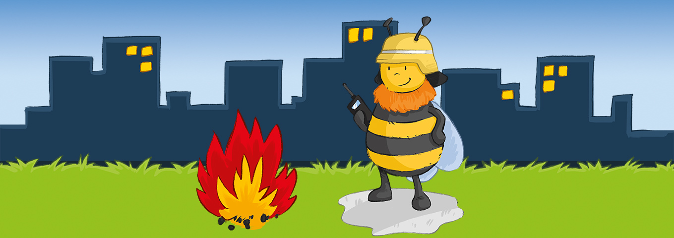 Die Feuerwehrbiene Bea