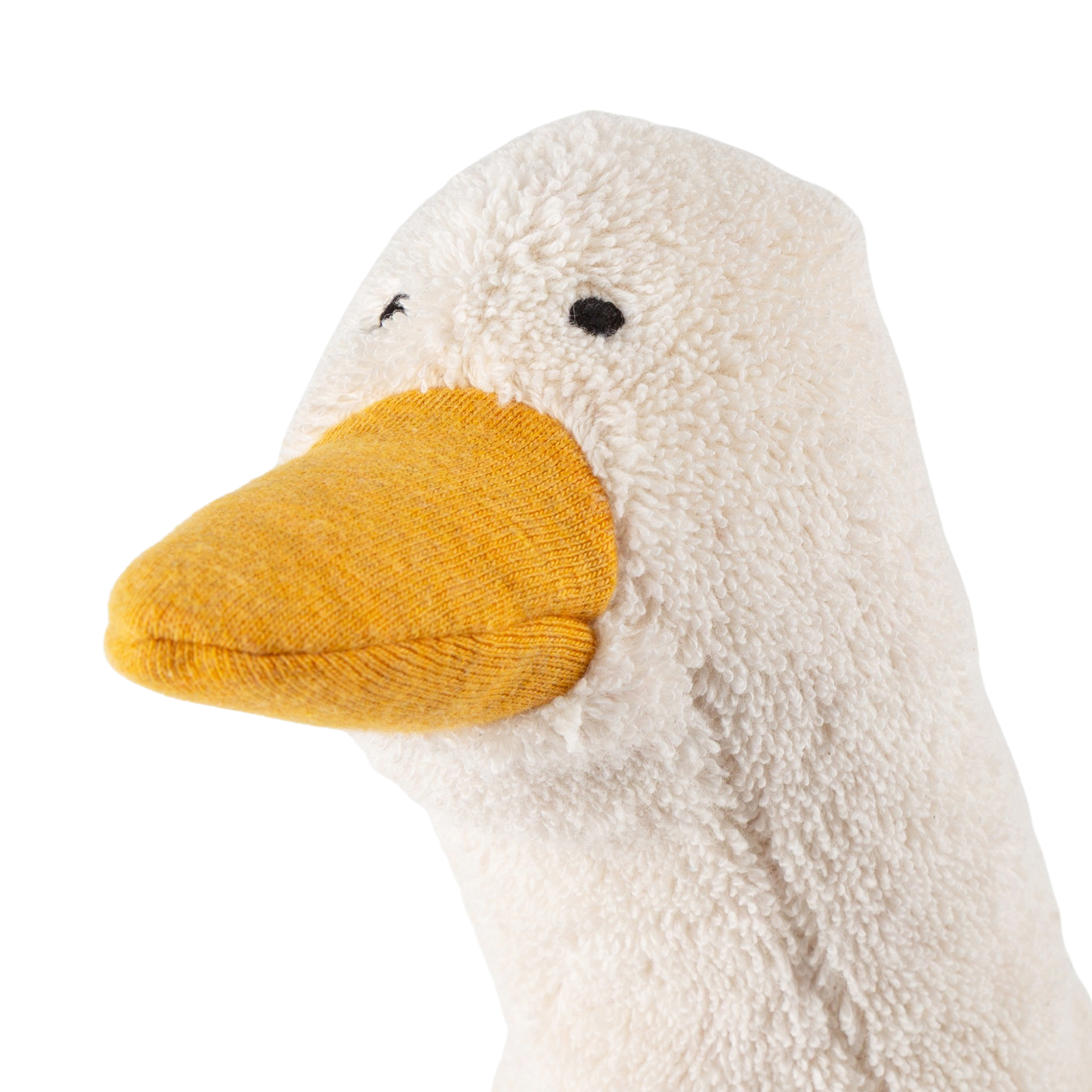 Kuscheltier Ente Natural Friends, weiß