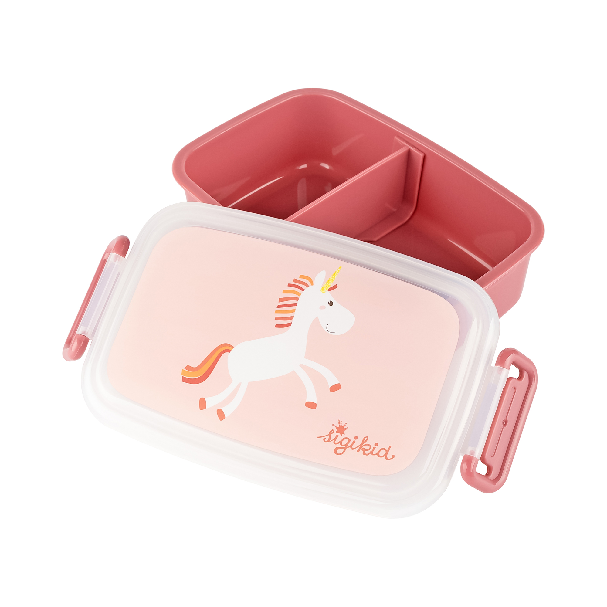 Kinder Set 250 ml Edelstahl-Trinkflasche und Brotbox, Einhorn Kinder Set 250 ml Edelstahl-Trinkflasche und Brotbox, Einhorn