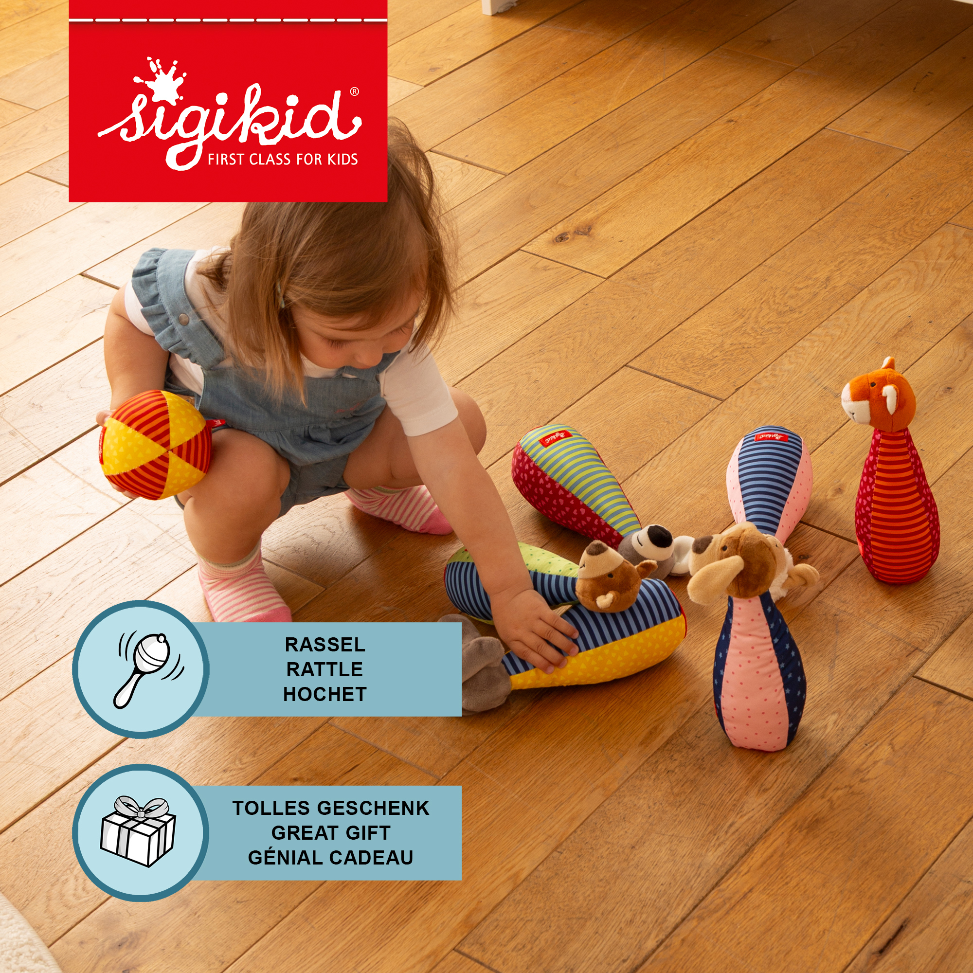 Kegelspiel für Kleinkinder
