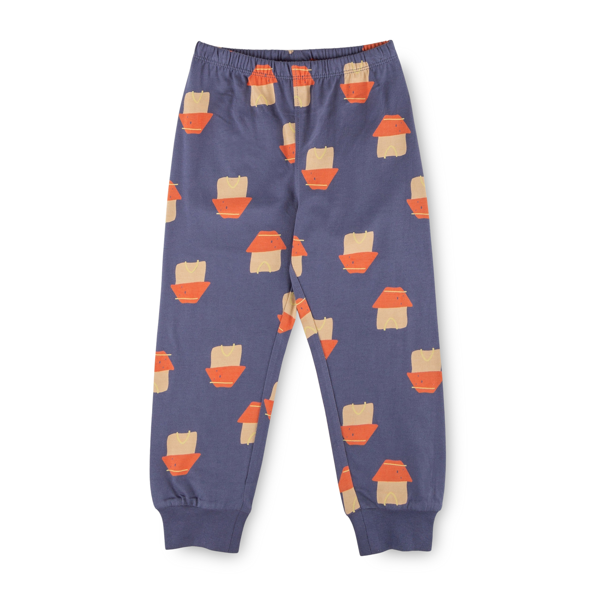 Children's short sleeve pajamas dog, red/blue