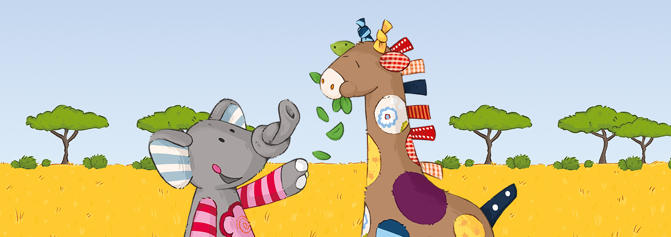 Der kleine Elefant mit dem Knoten im Rüssel