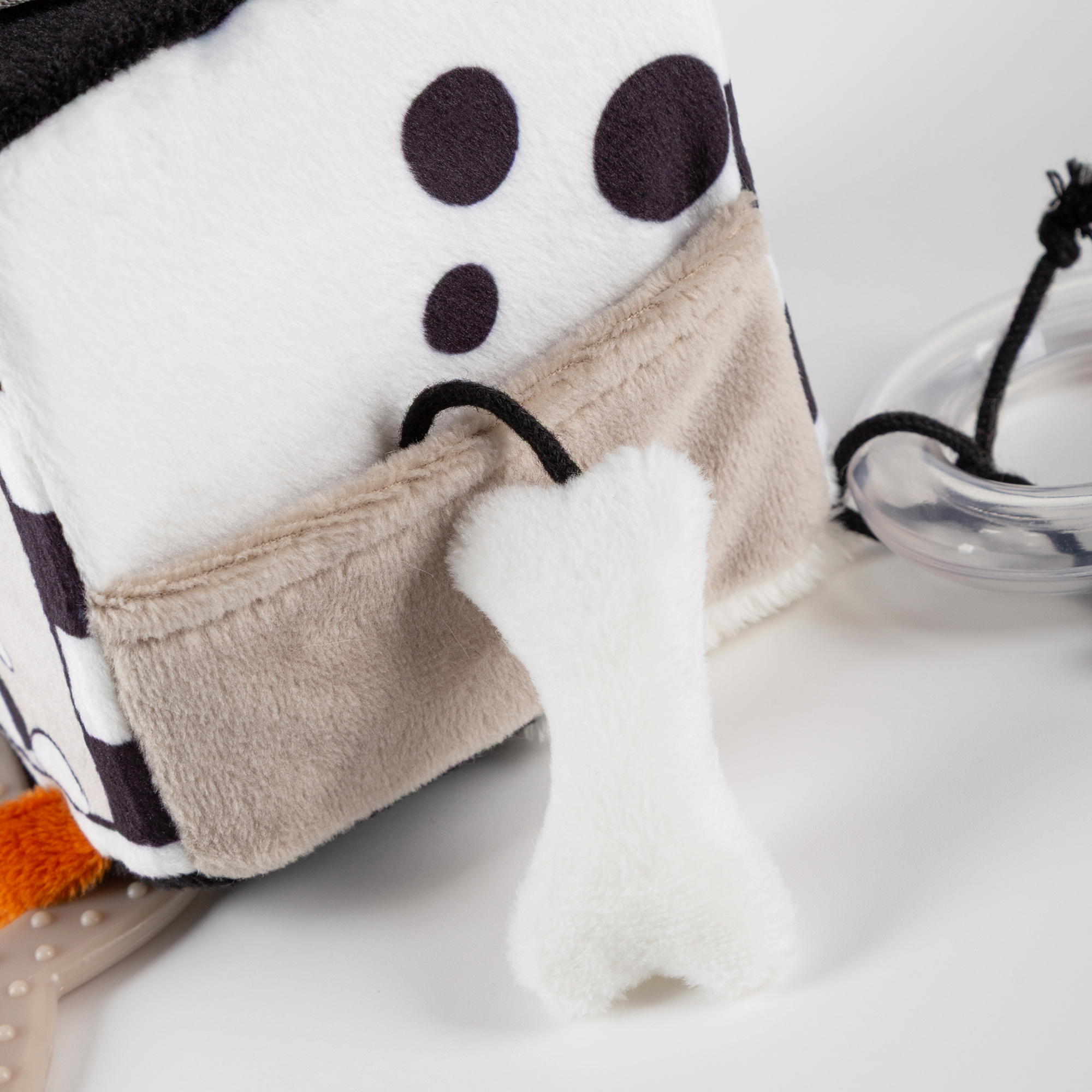 Baby activity soft toy dice Dalmatian dog Dotson