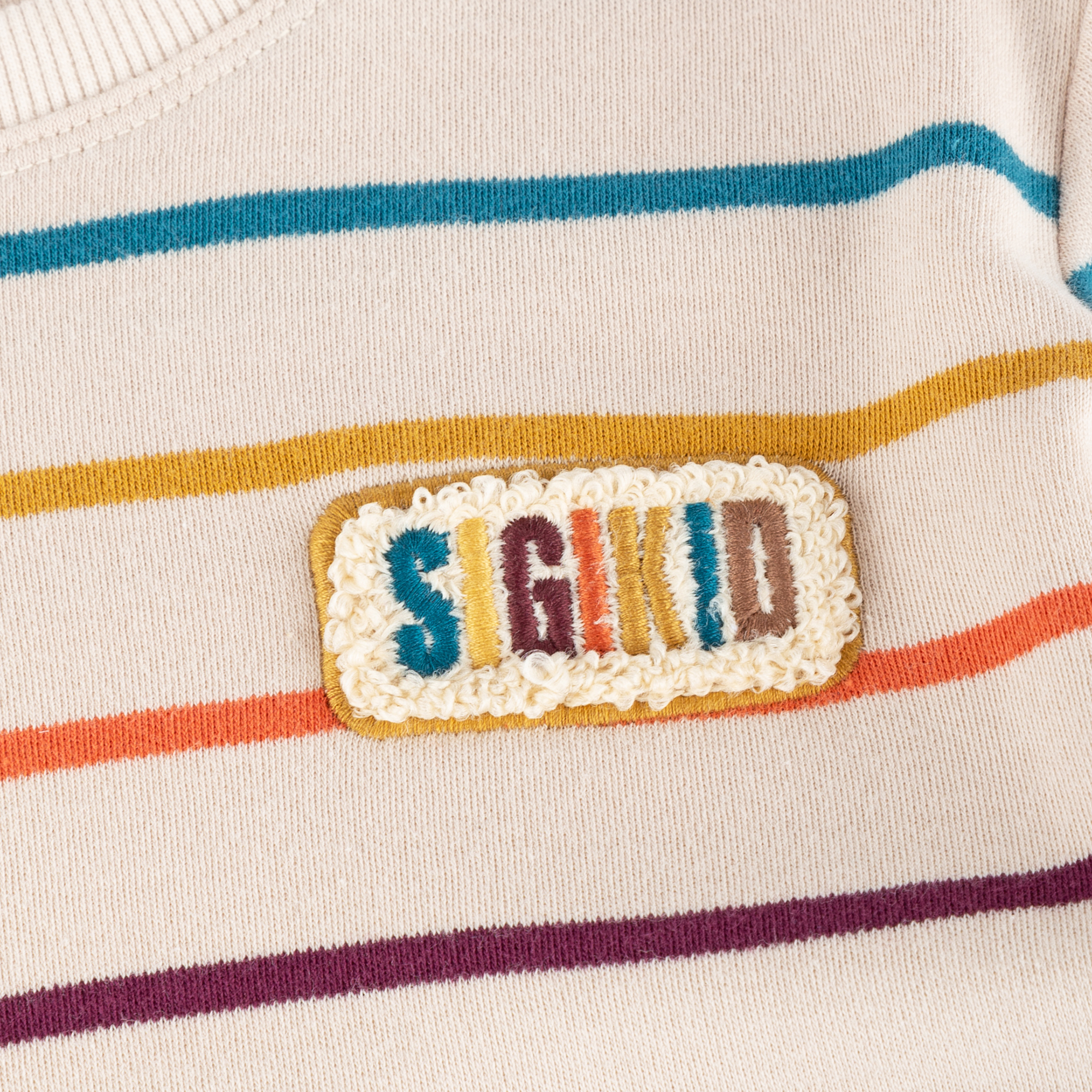 Kinder Langarmshirt, bunt gestreift
