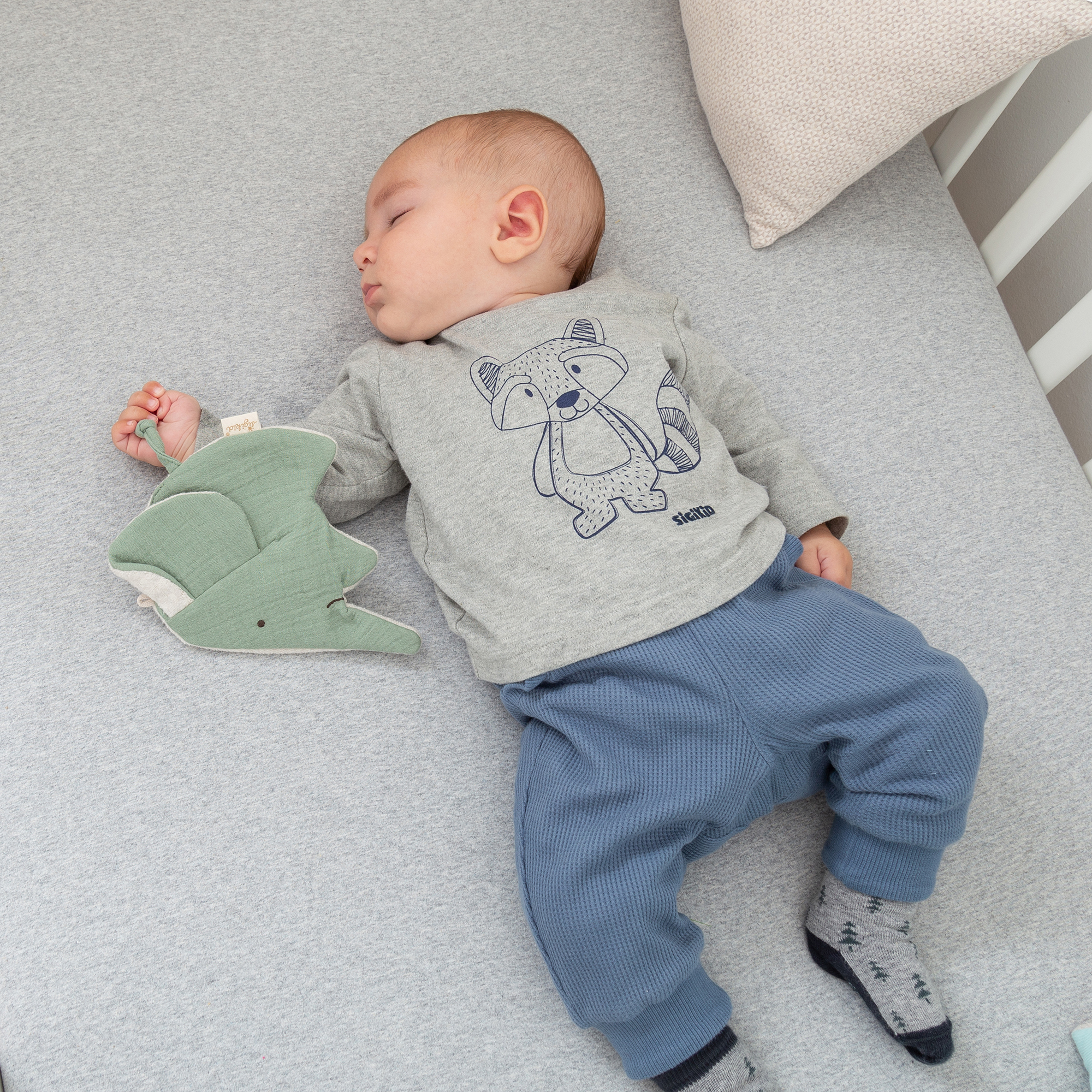 Baby Musselin Knister Schnuffeltuch Elefant Baby Musselin Knister Schnuffeltuch Elefant