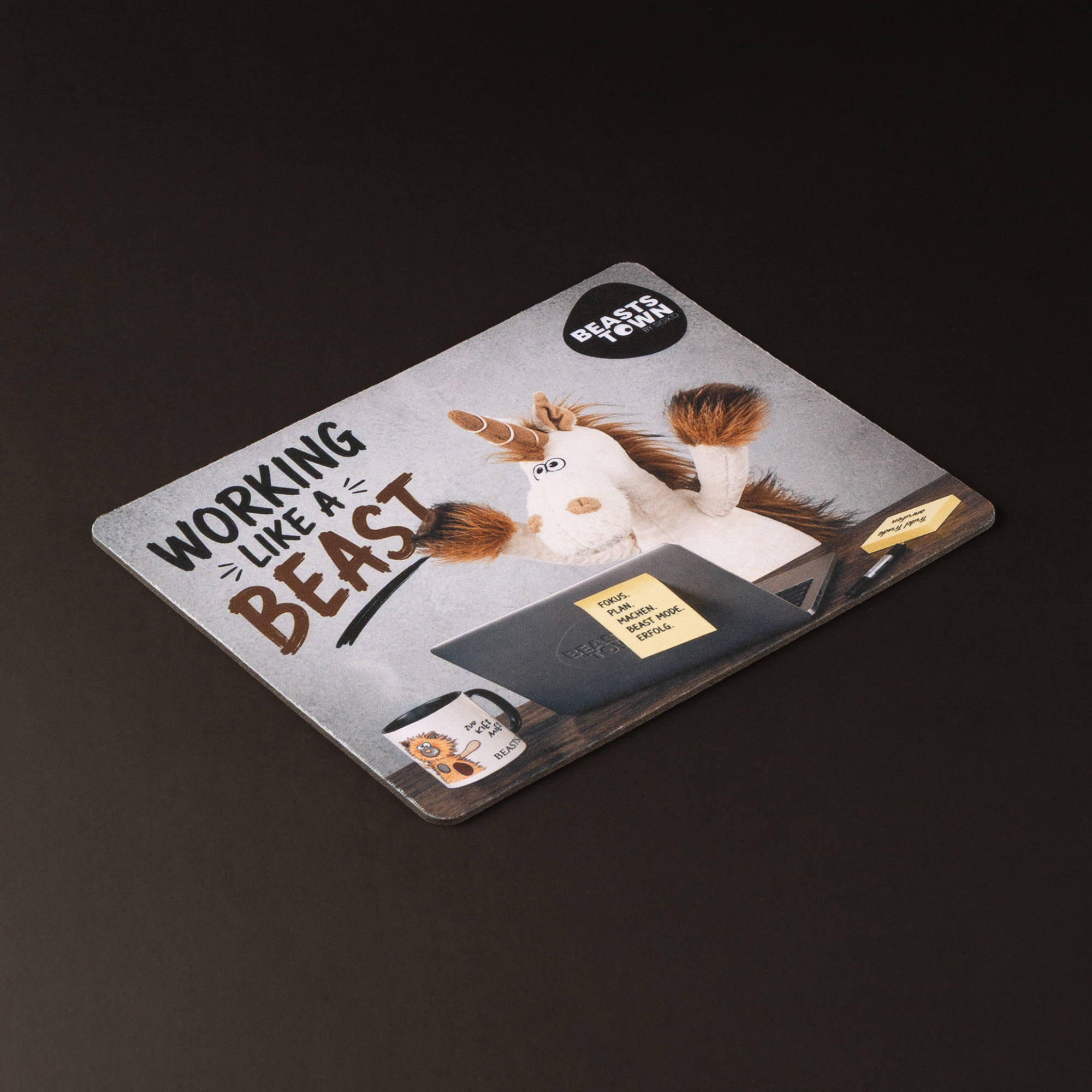 Beasts Mousepad "Working like a Beast"
