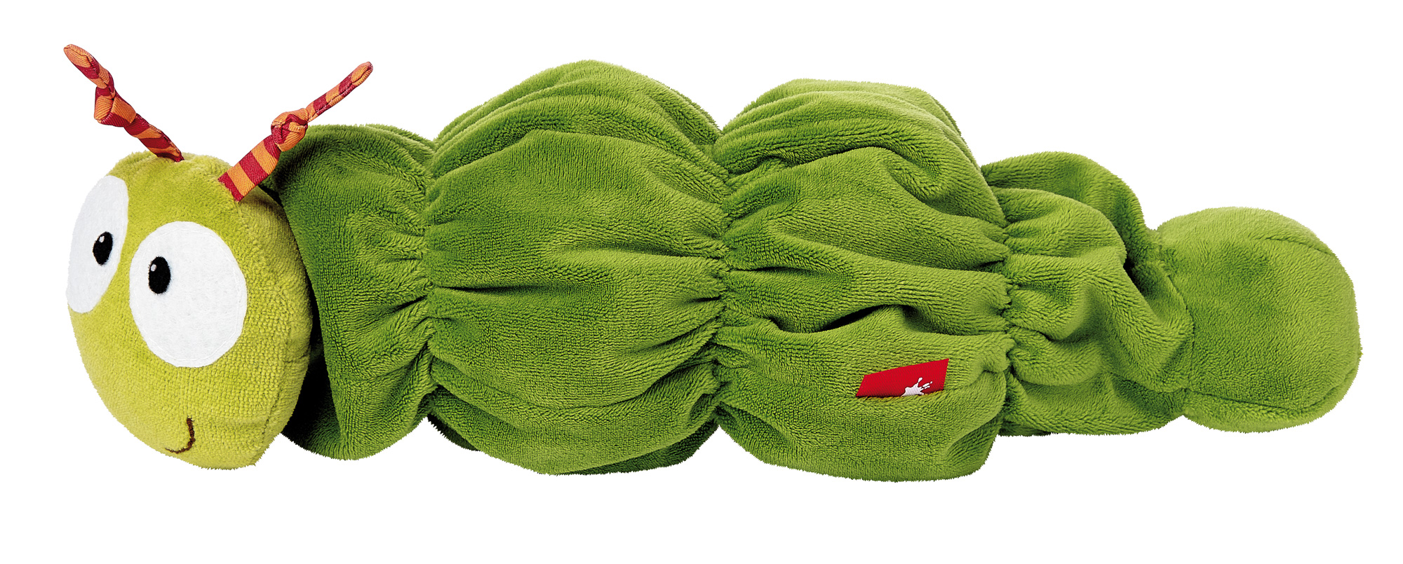 Vibrating plush caterpillar