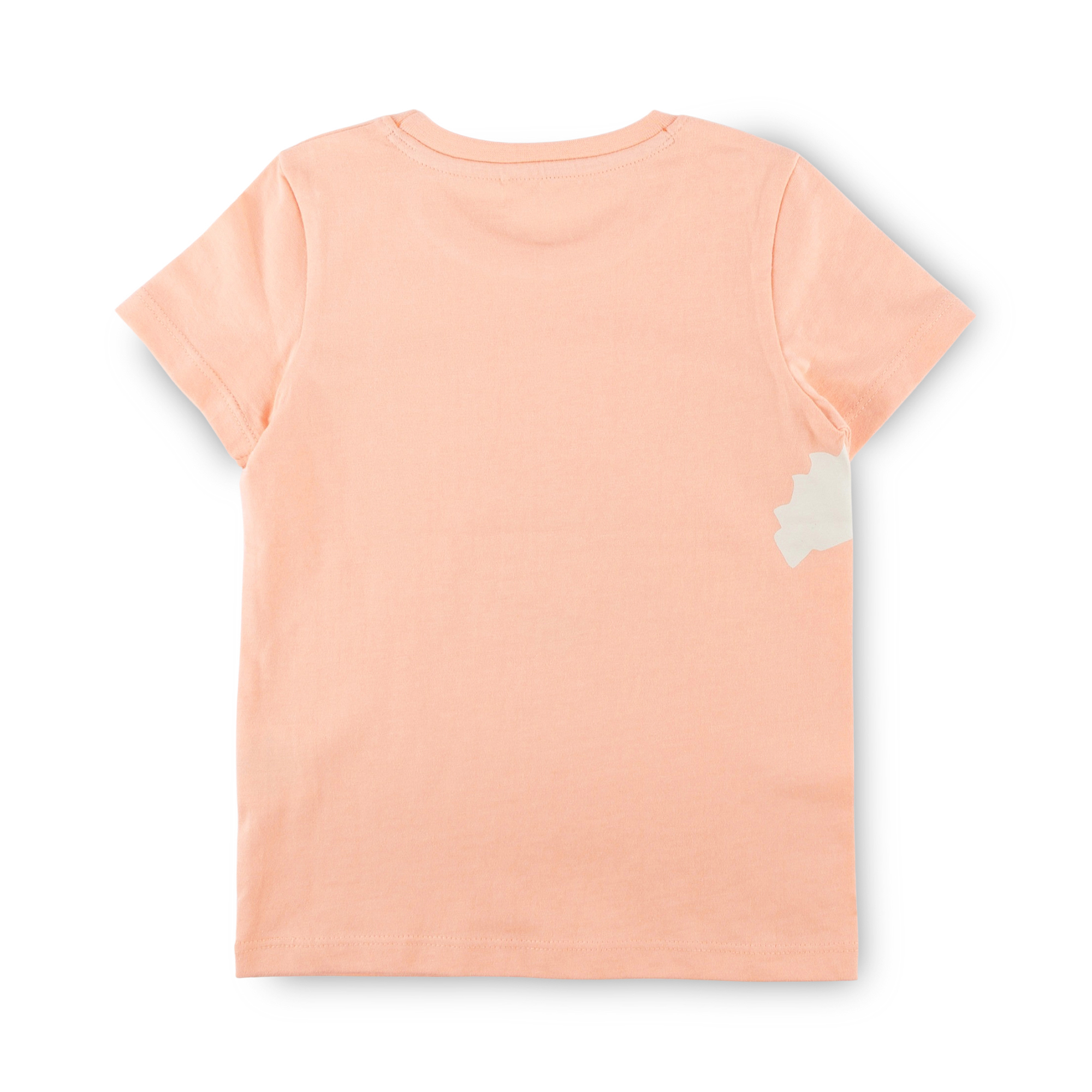 Kurzer Kinder Pyjama Hase, apricot/hellrot Kurzer Kinder Pyjama Hase, apricot/hellrot