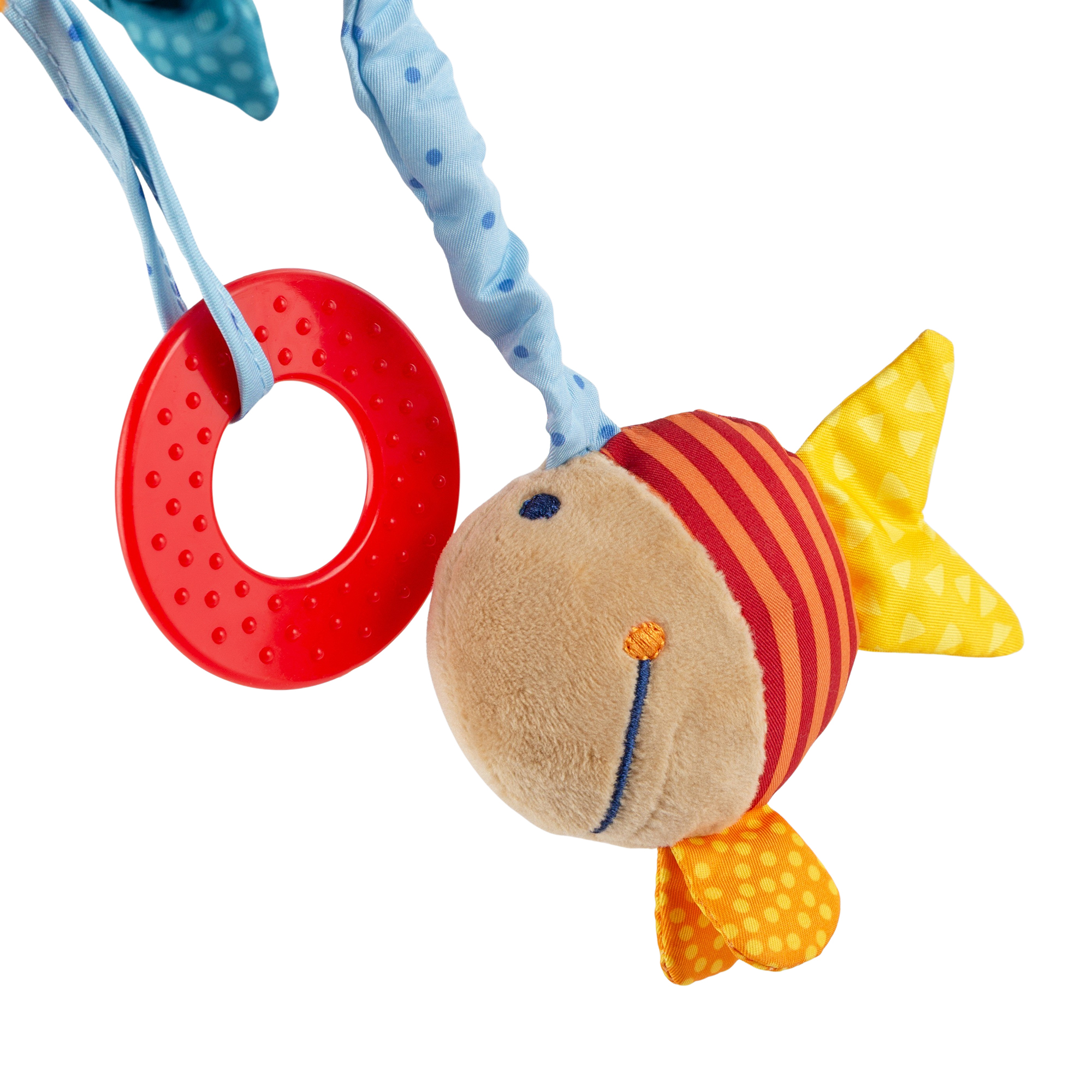 Baby activity soft toy fish, vibrating rattle