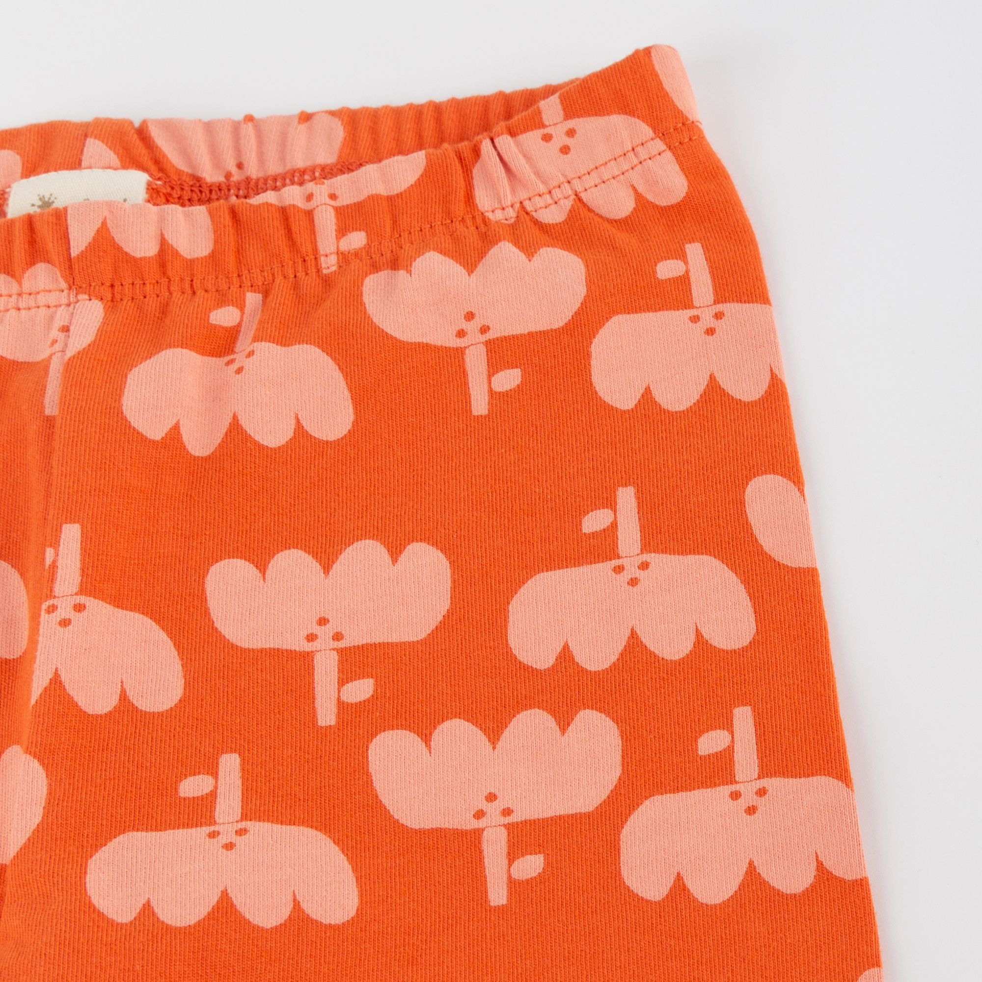 Children's short sleeve pajamas bunny, apricot/red Children's short sleeve pajamas bunny, apricot/red