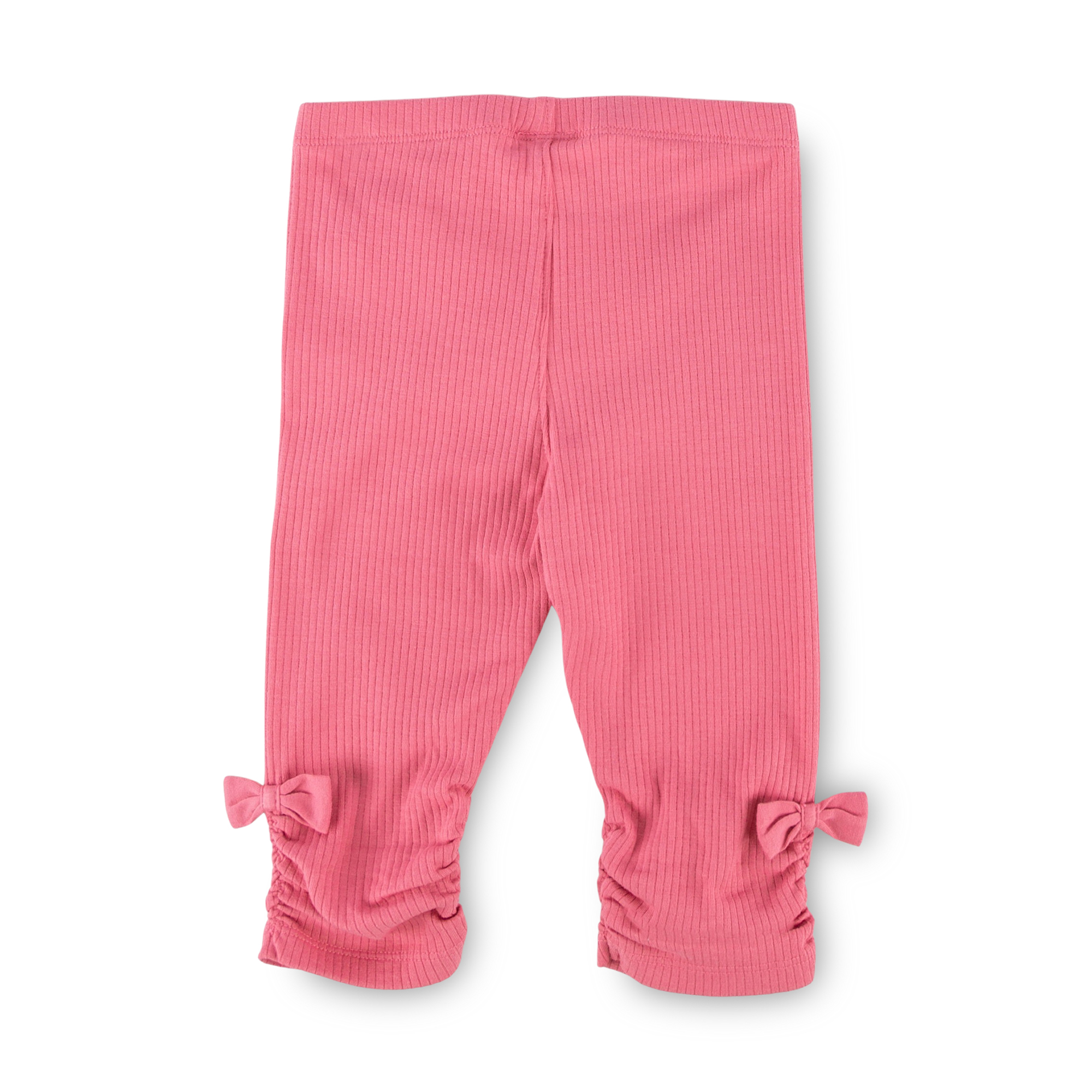 Kinder Rippstrick Capri-Leggings, rosa, Funny Dog Kinder Rippstrick Capri-Leggings, rosa, Funny Dog