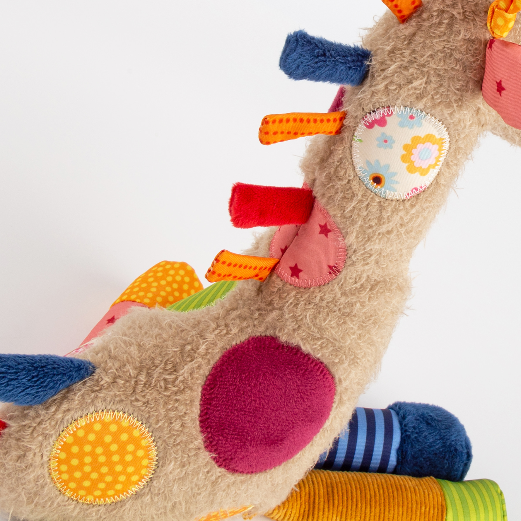Soft toy giraffe, Patchwork Sweety