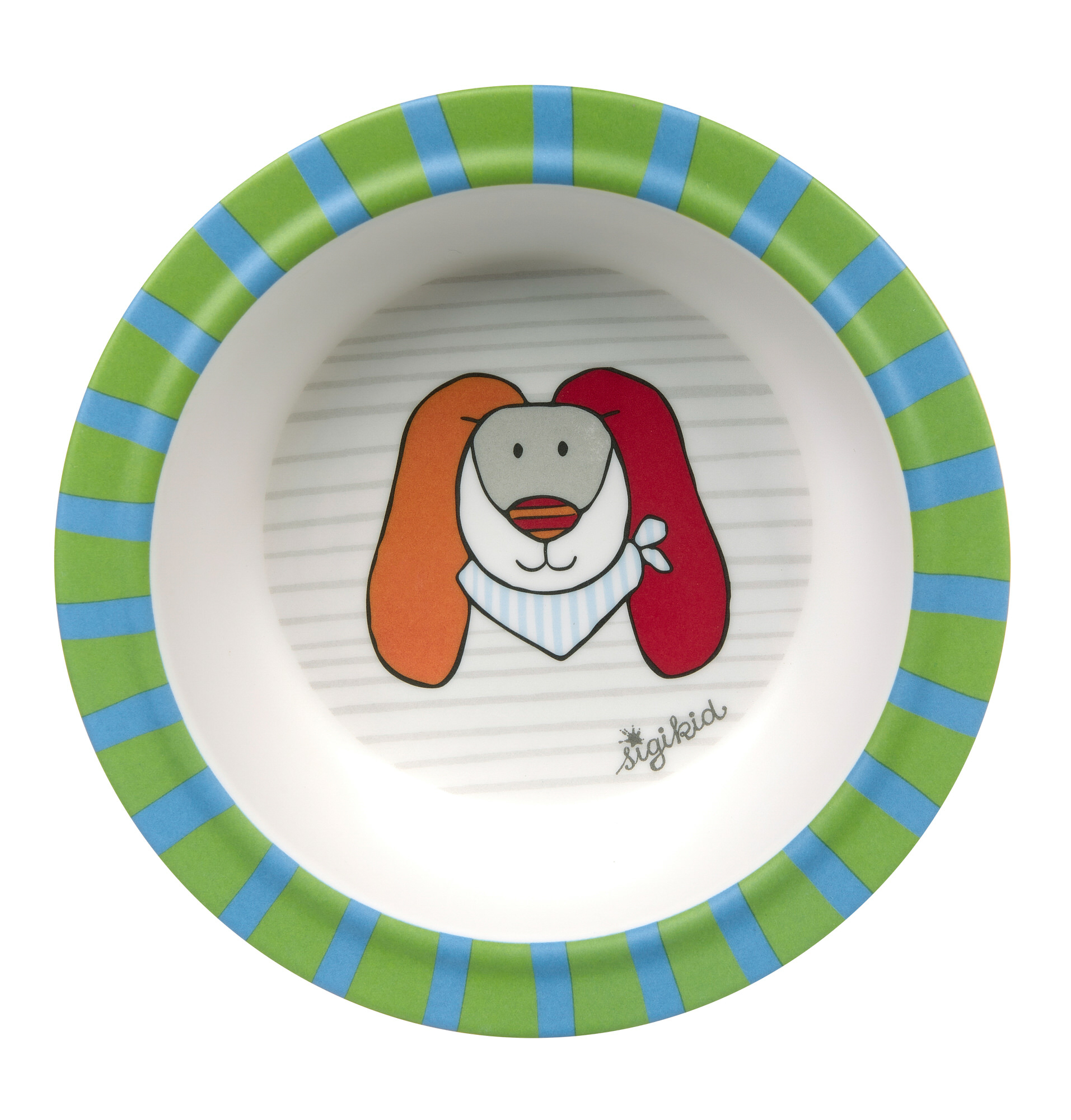 Children's bowl striped rabbit Ringel Dingel