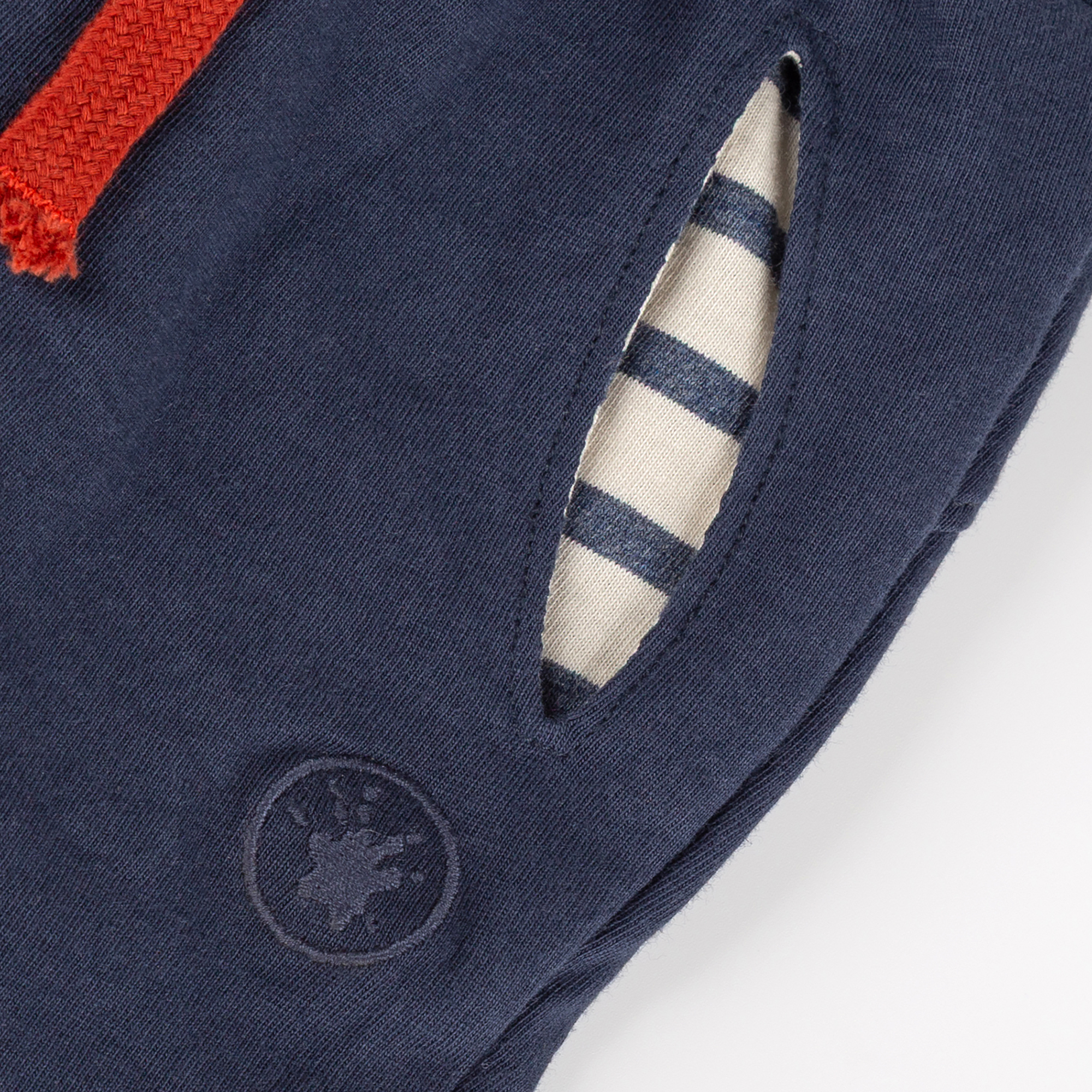 Blaue Baby Bermuda mit Taschen