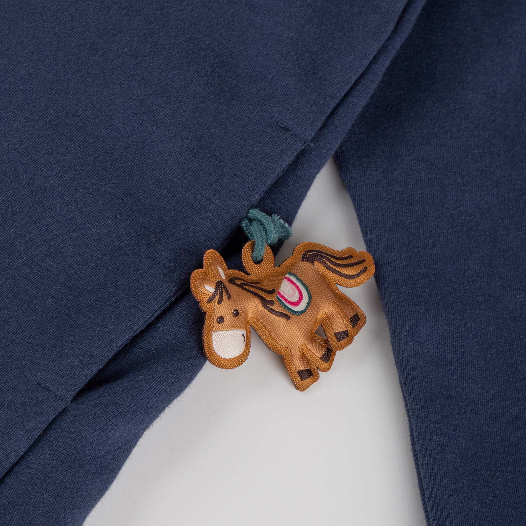 Children's hoody sweat dress Pony Love, with pockets