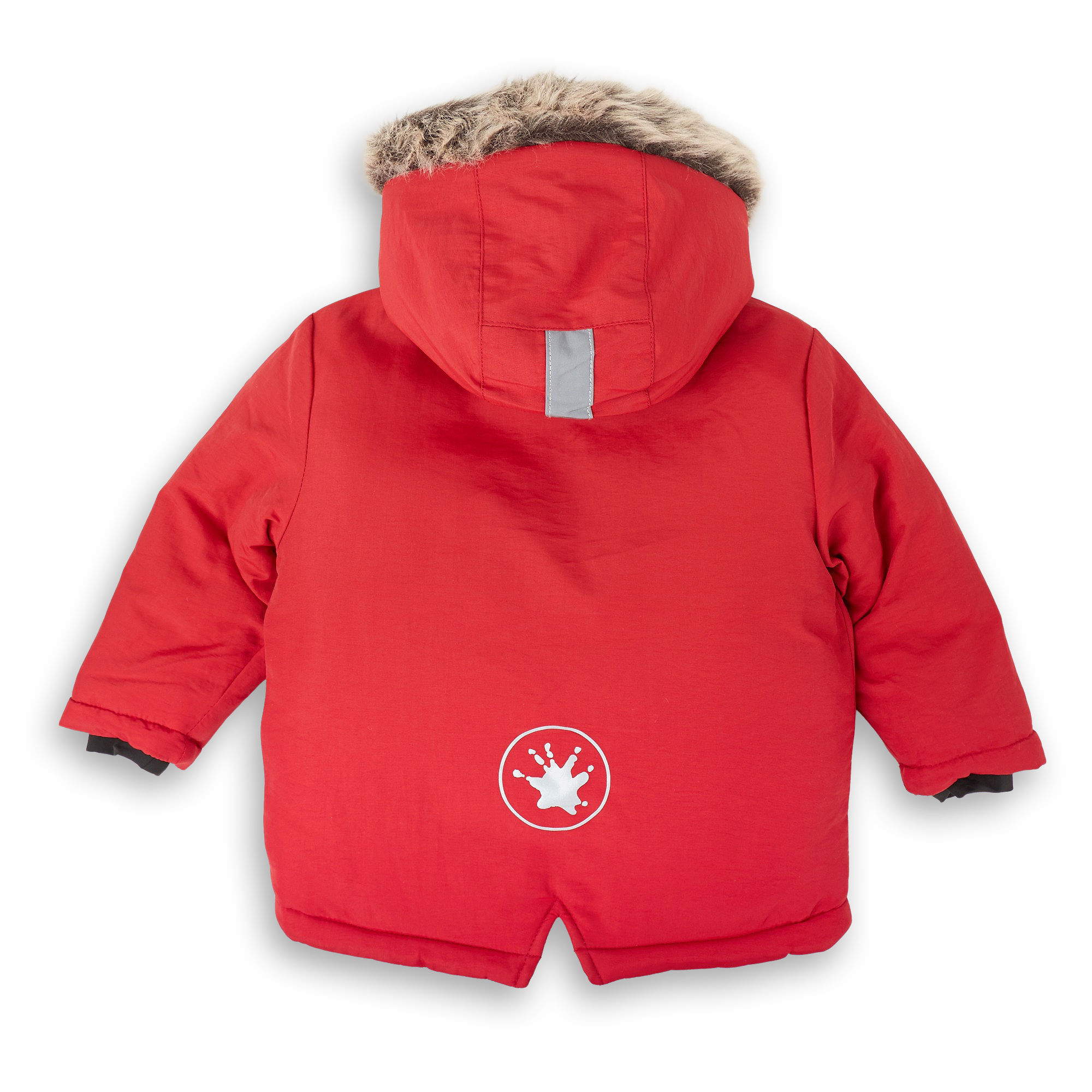 Winterjacke Kinderjacke Gr 80 Wattierte Baby Winterjacke In Rot