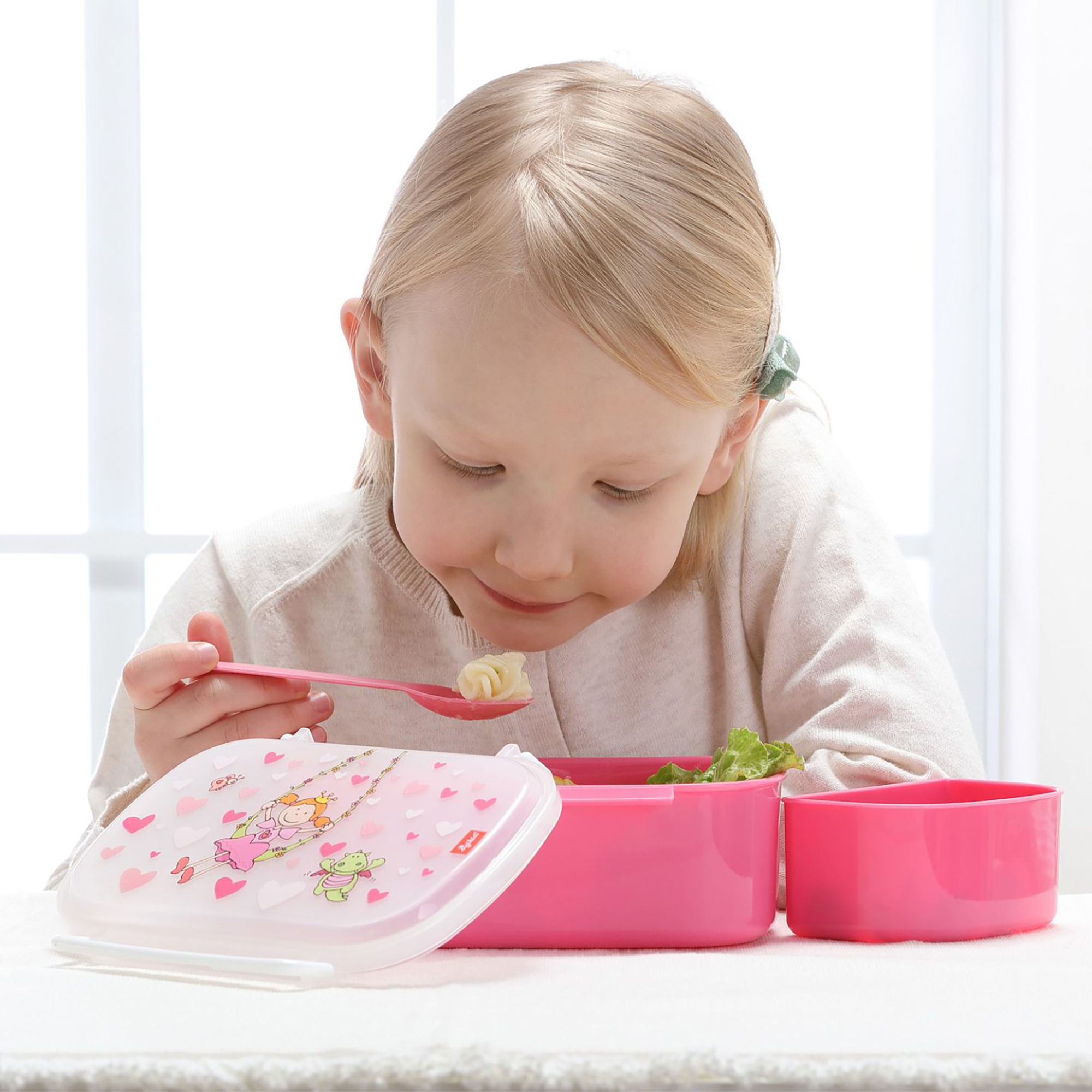 Kinder Set 400ml Edelstahl Trinkflasche und Brotbox, Pinky Queeny Kinder Set 400ml Edelstahl Trinkflasche und Brotbox, Pinky Queeny