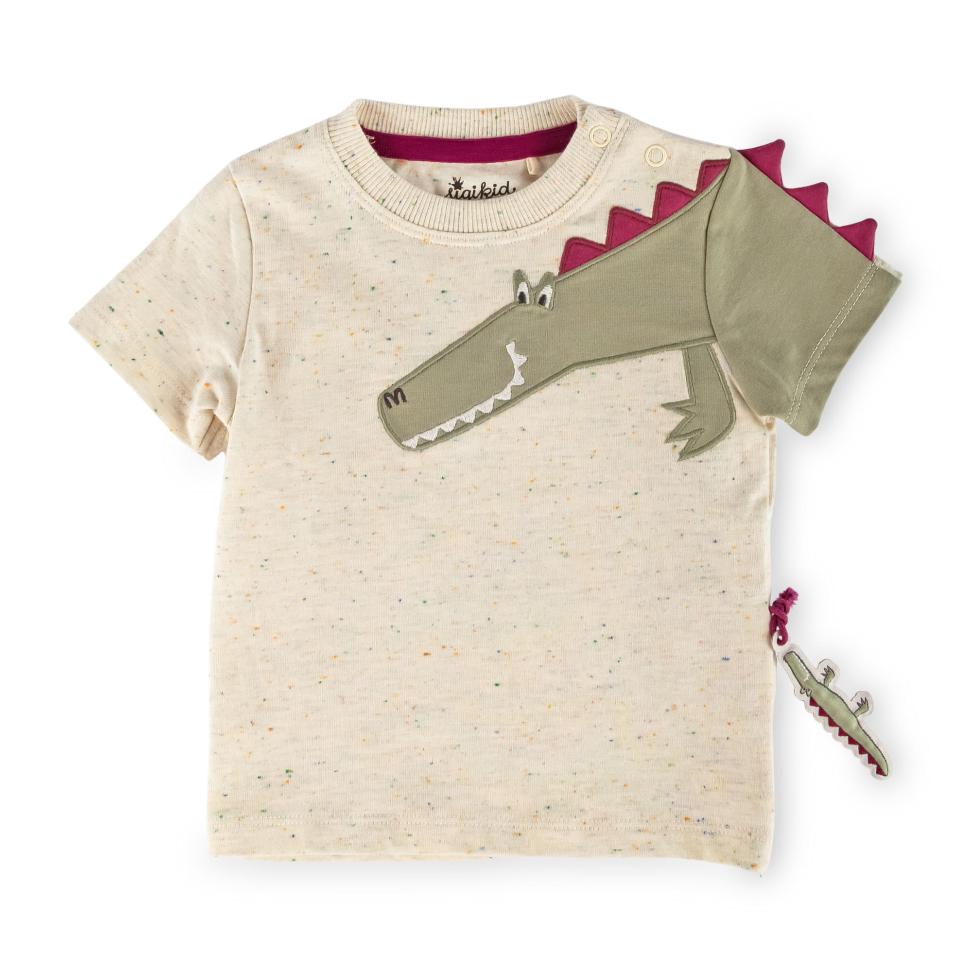 Baby T-Shirt mit Krokodil Motiv Baby T-Shirt mit Krokodil Motiv