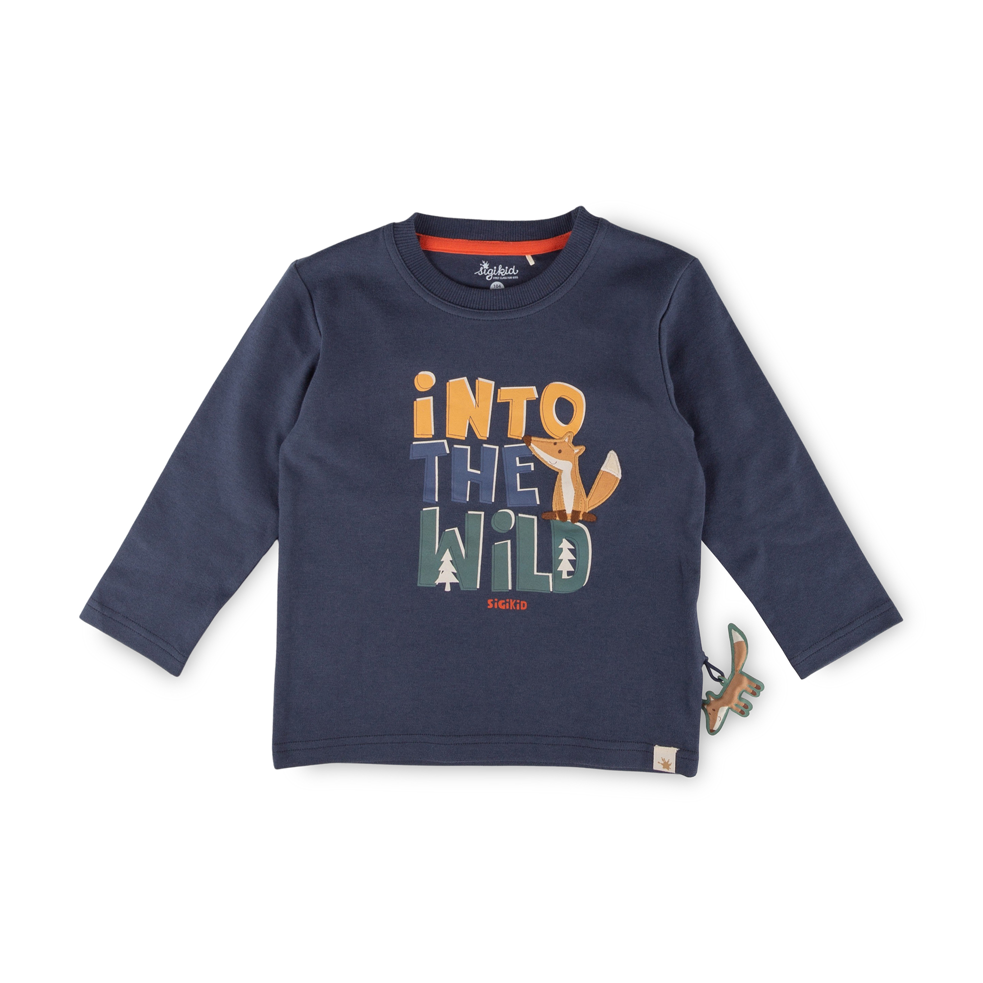 Kinder Langarmshirt Fuchs Wild Fox, dunkelblau Kinder Langarmshirt Fuchs Wild Fox, dunkelblau