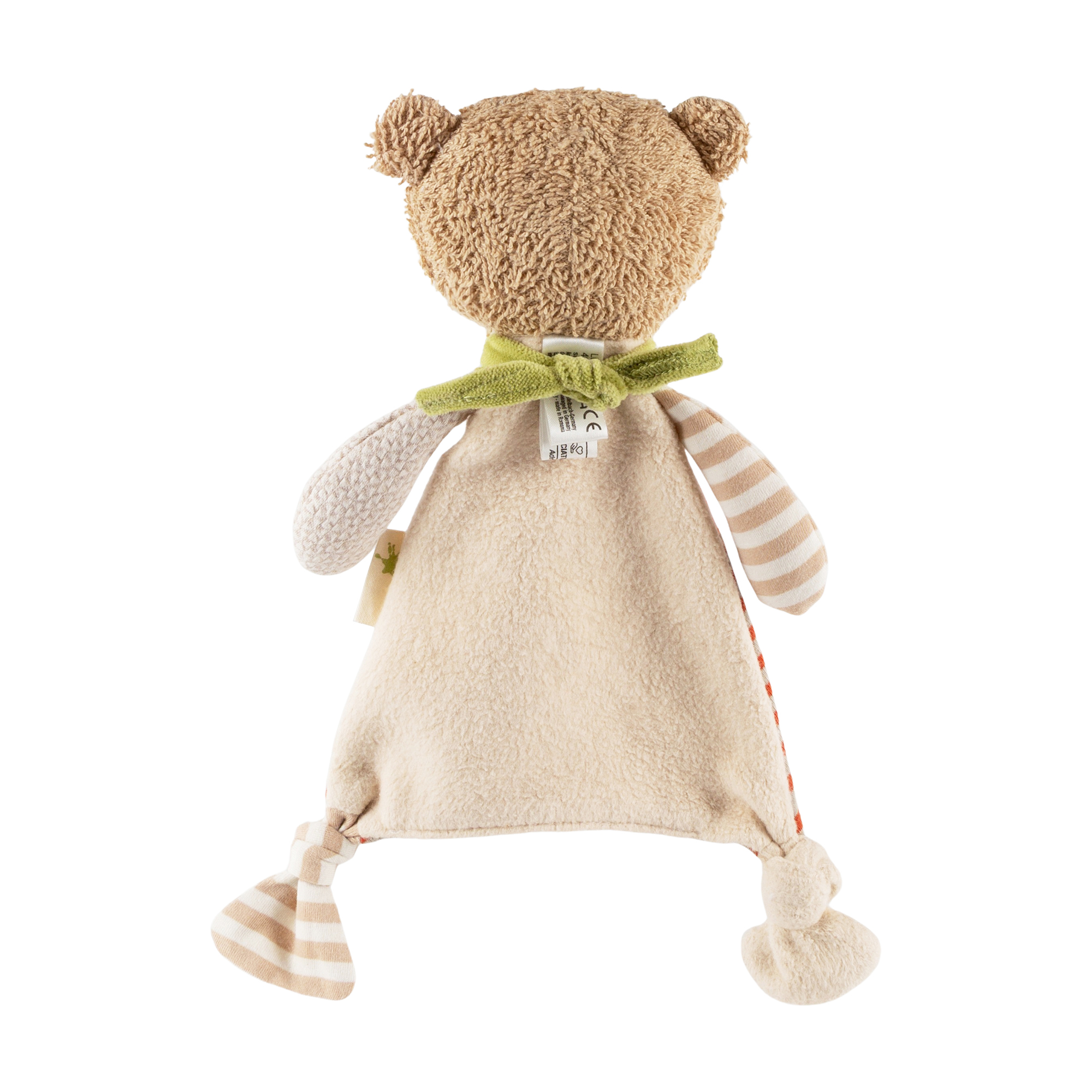 Bio Baby Schnuffeltuch Bär, Green