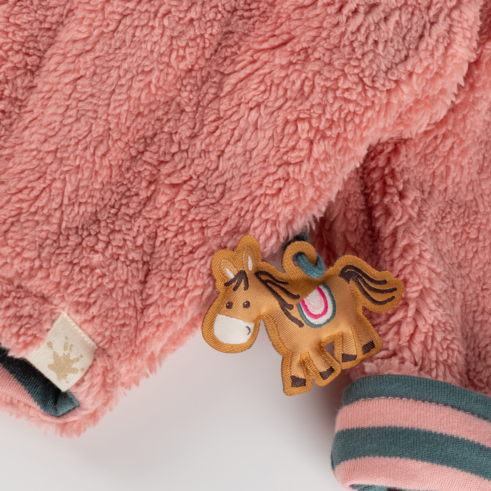 Baby Teddyjacke Pony Love, rosa