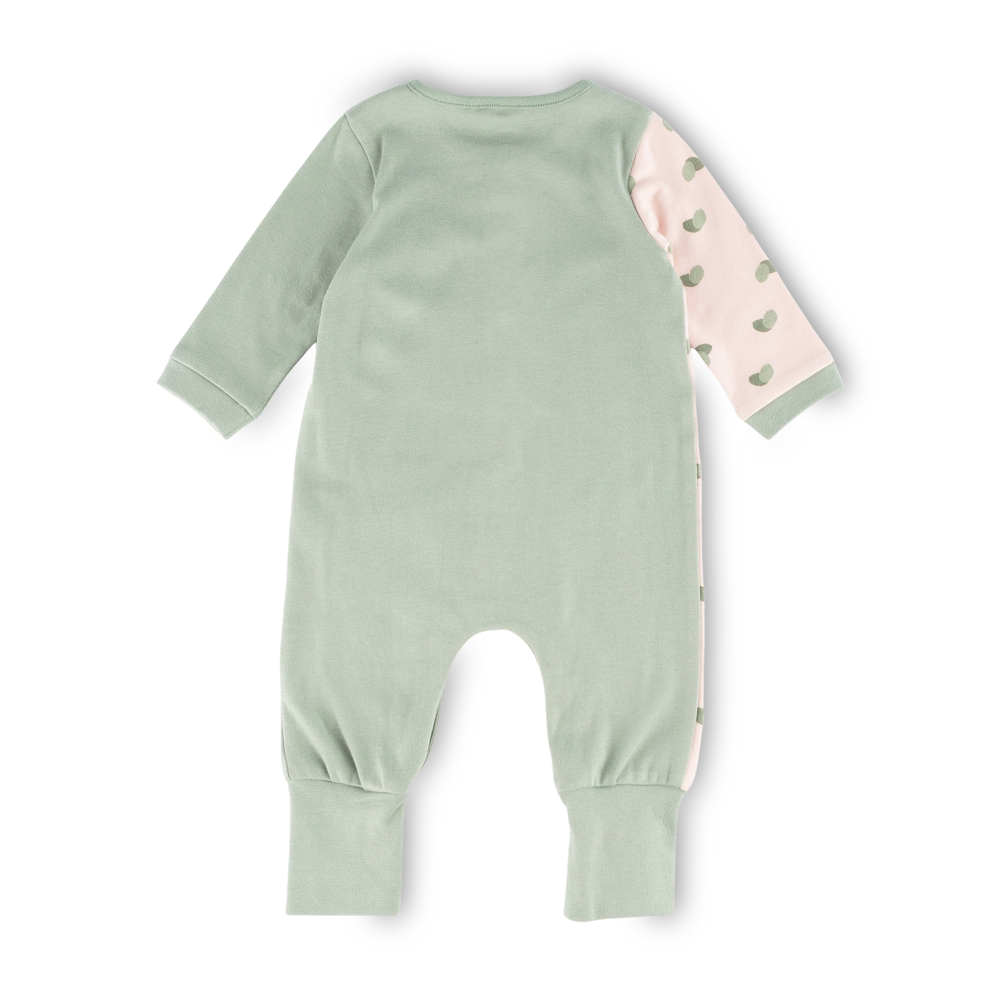 Baby Schlaf Overall Küken, grün-weiß Baby Schlaf Overall Küken, grün-weiß