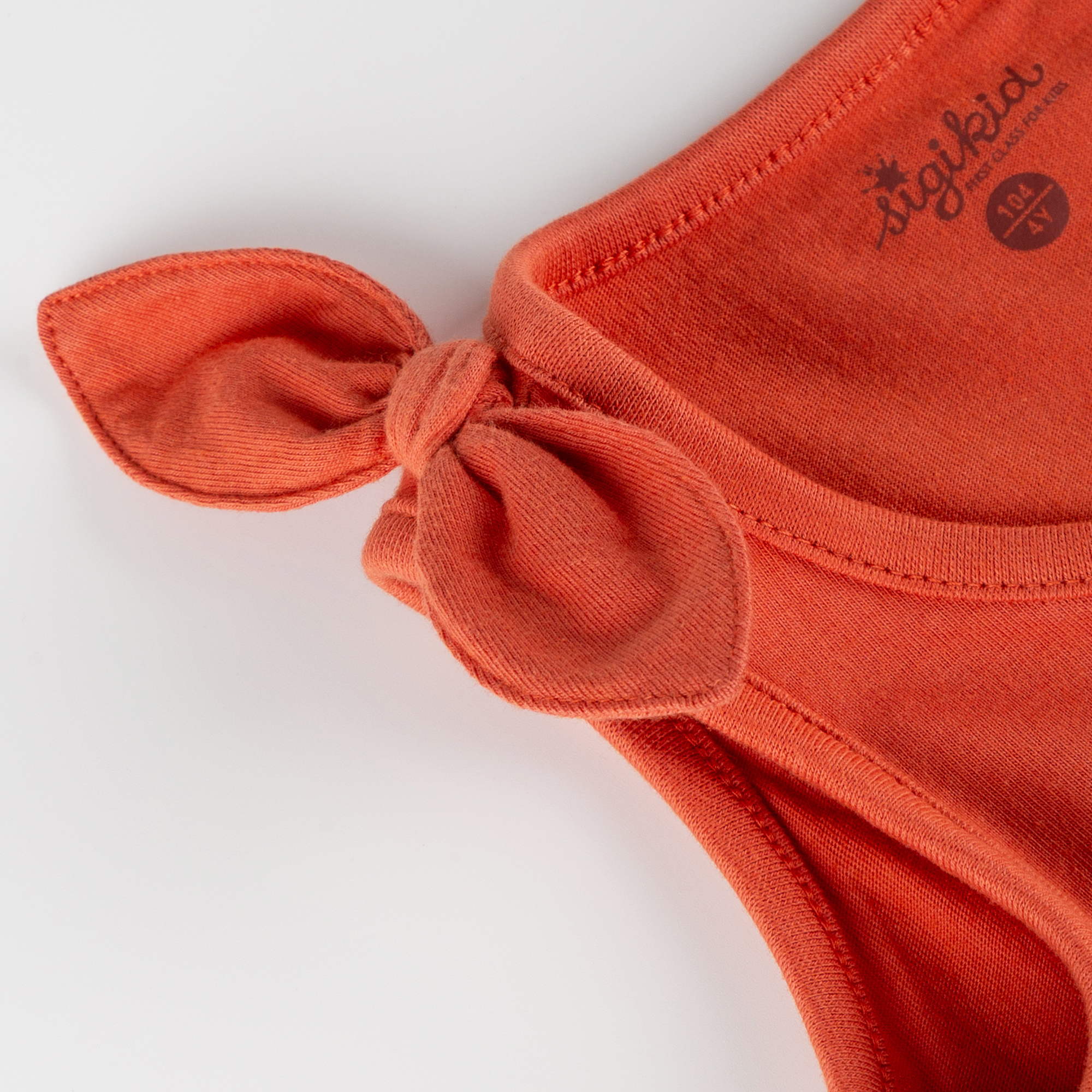 Kinder Trägerkleid Giraffe, orange