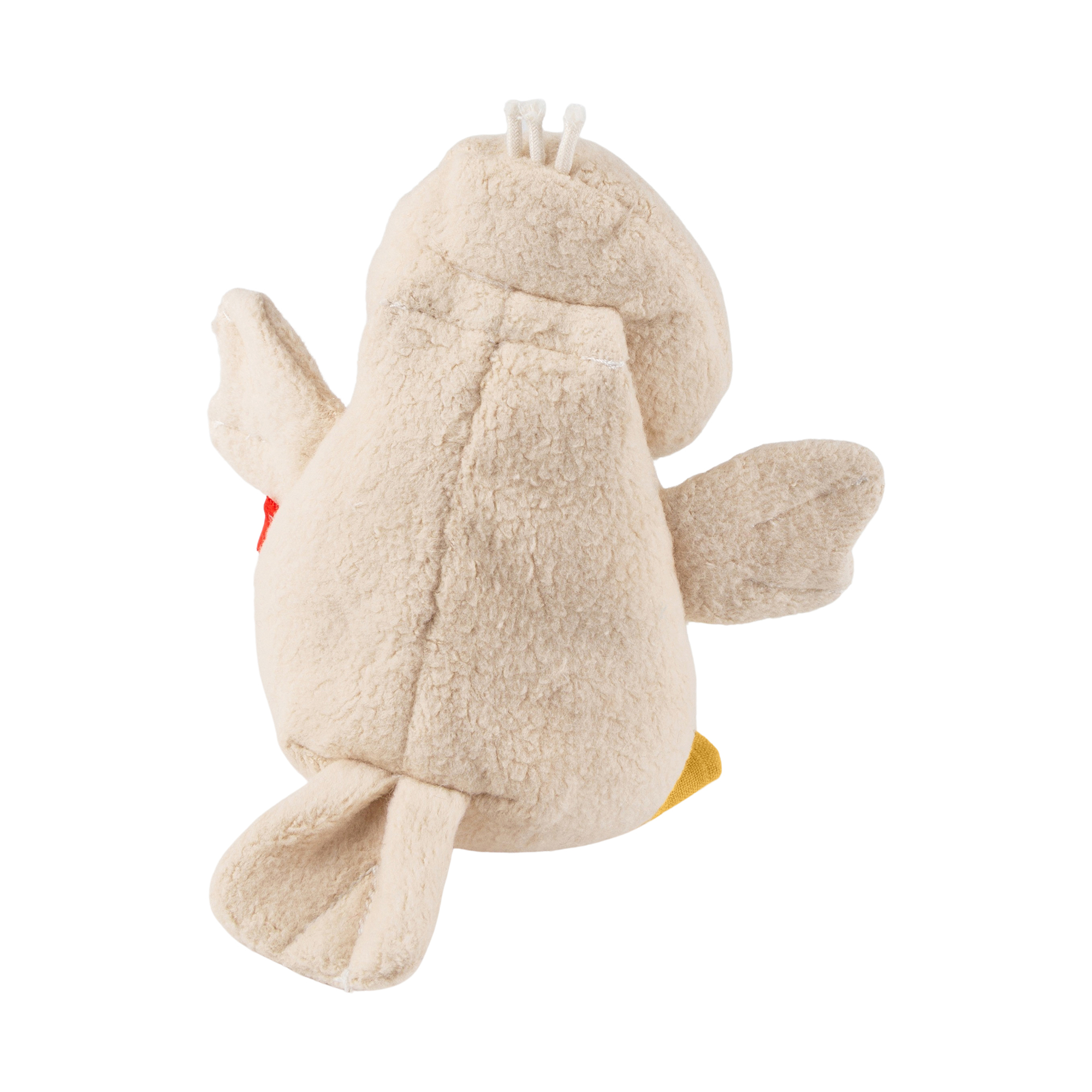 Baby Greifling Gans mit Knister- und Quietschfunktion, beige