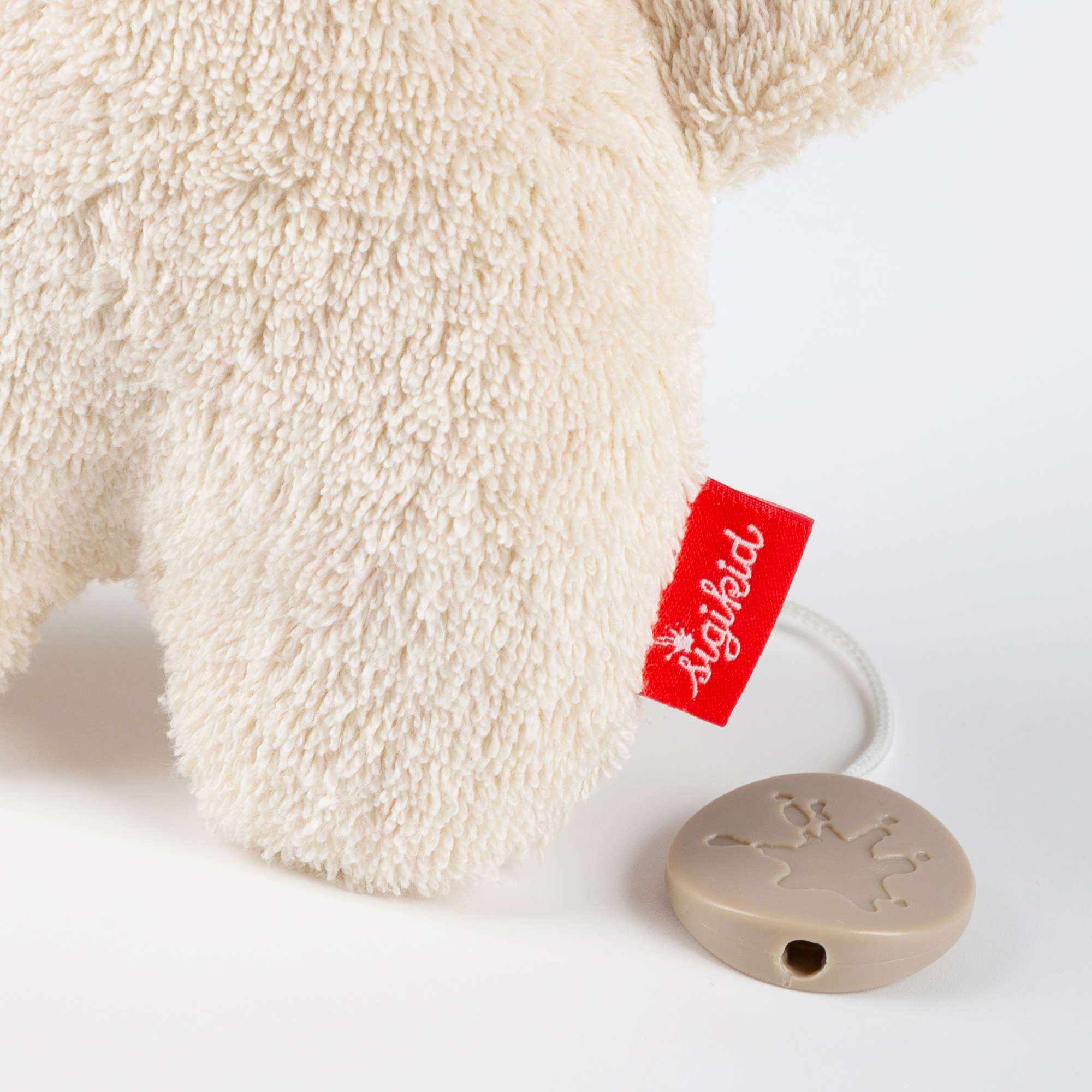 Baby Mini Spieluhr Hase, weiß