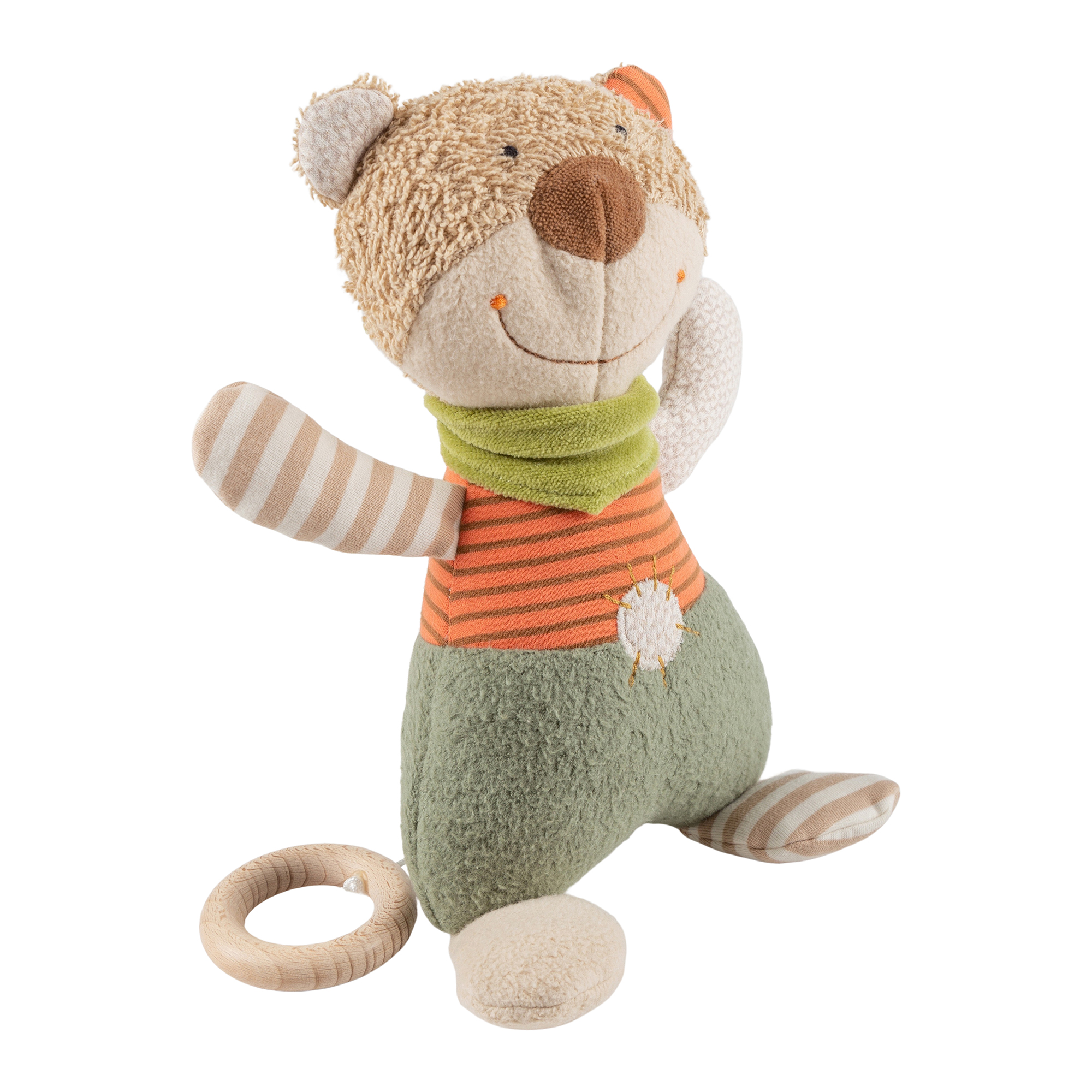 Musical soft toy bear, organic Musical soft toy bear, organic