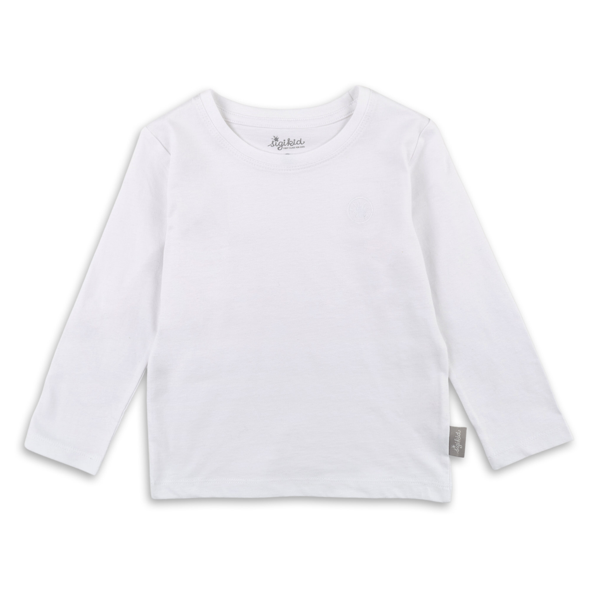 Kinder Langarmshirt im 2er Pack, weiß Kinder Langarmshirt im 2er Pack, weiß