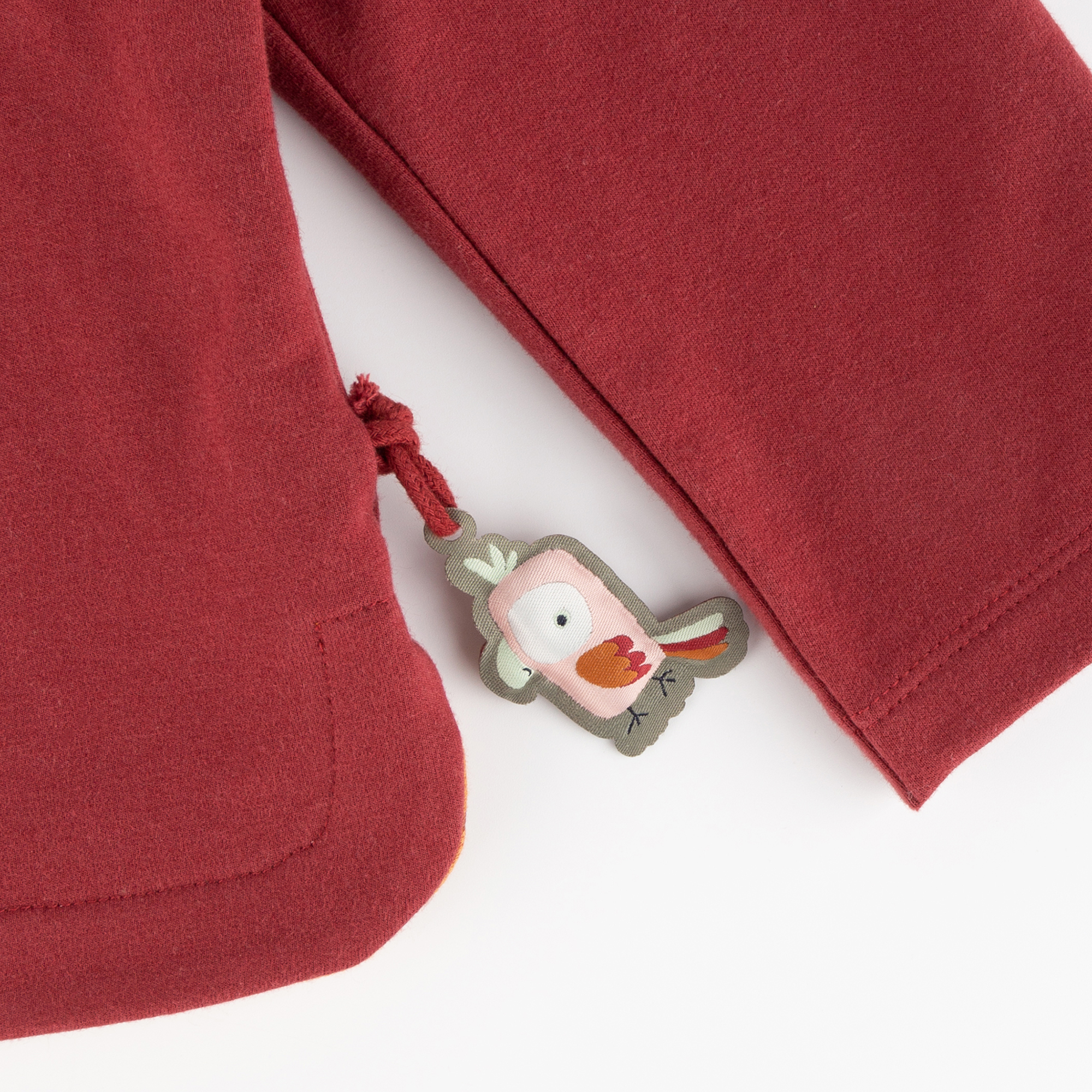 Children's sweatshirt cockatoo, dark red Children's sweatshirt cockatoo, dark red