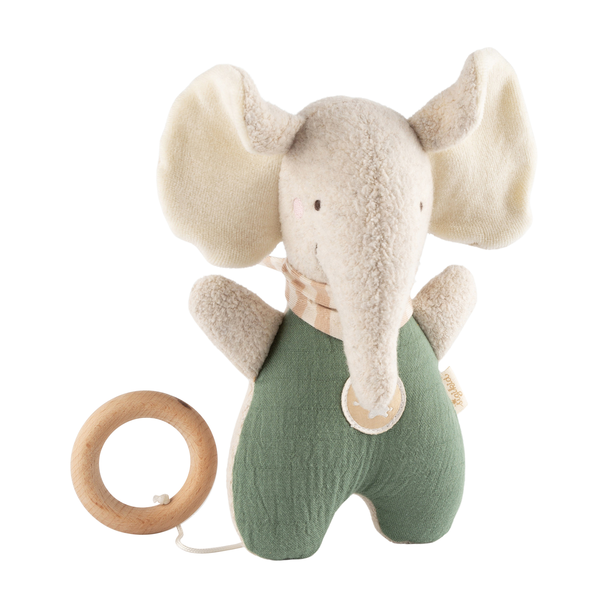 Baby Musselin Spieluhr Elefant