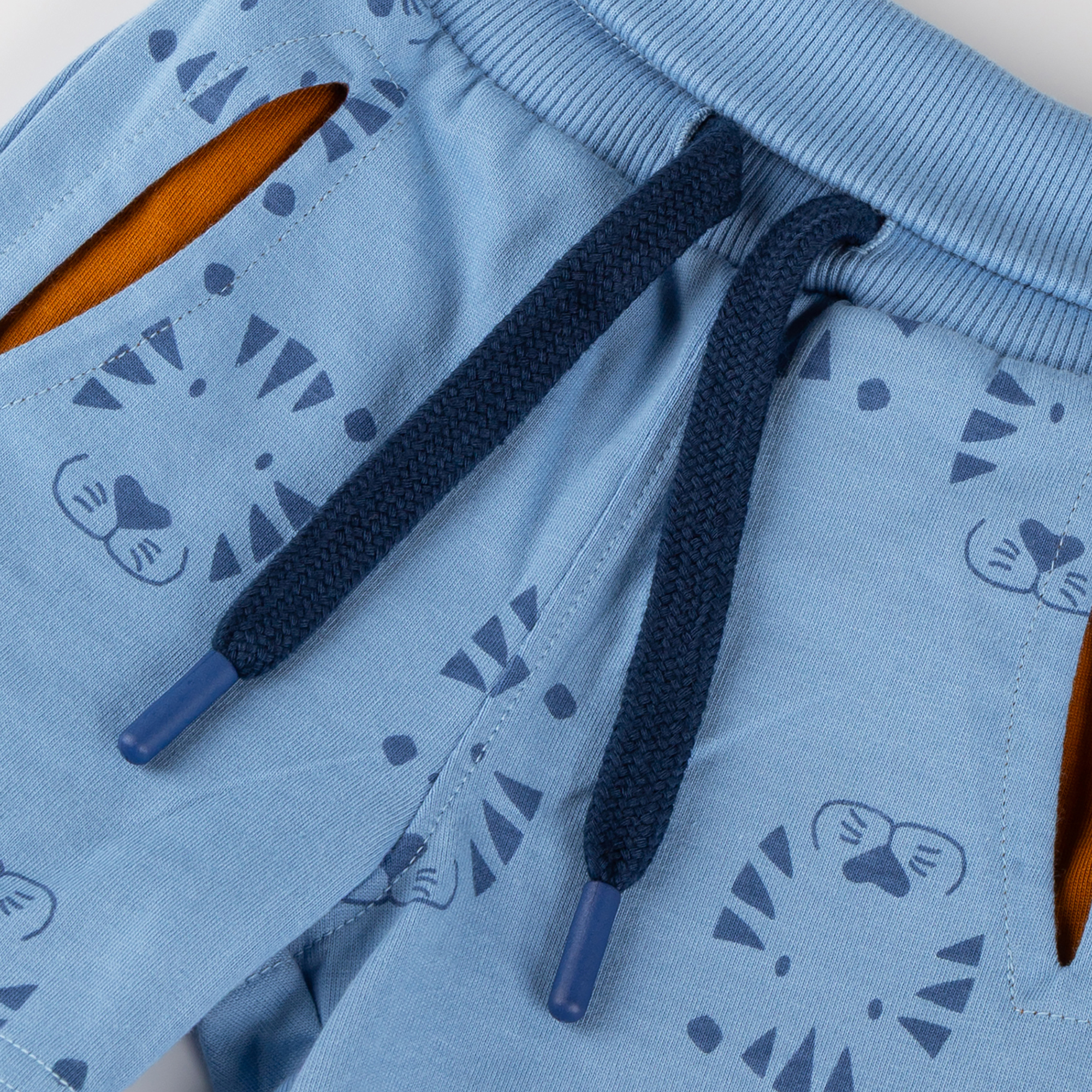 Baby Bermuda Tiger & Löwe, blau