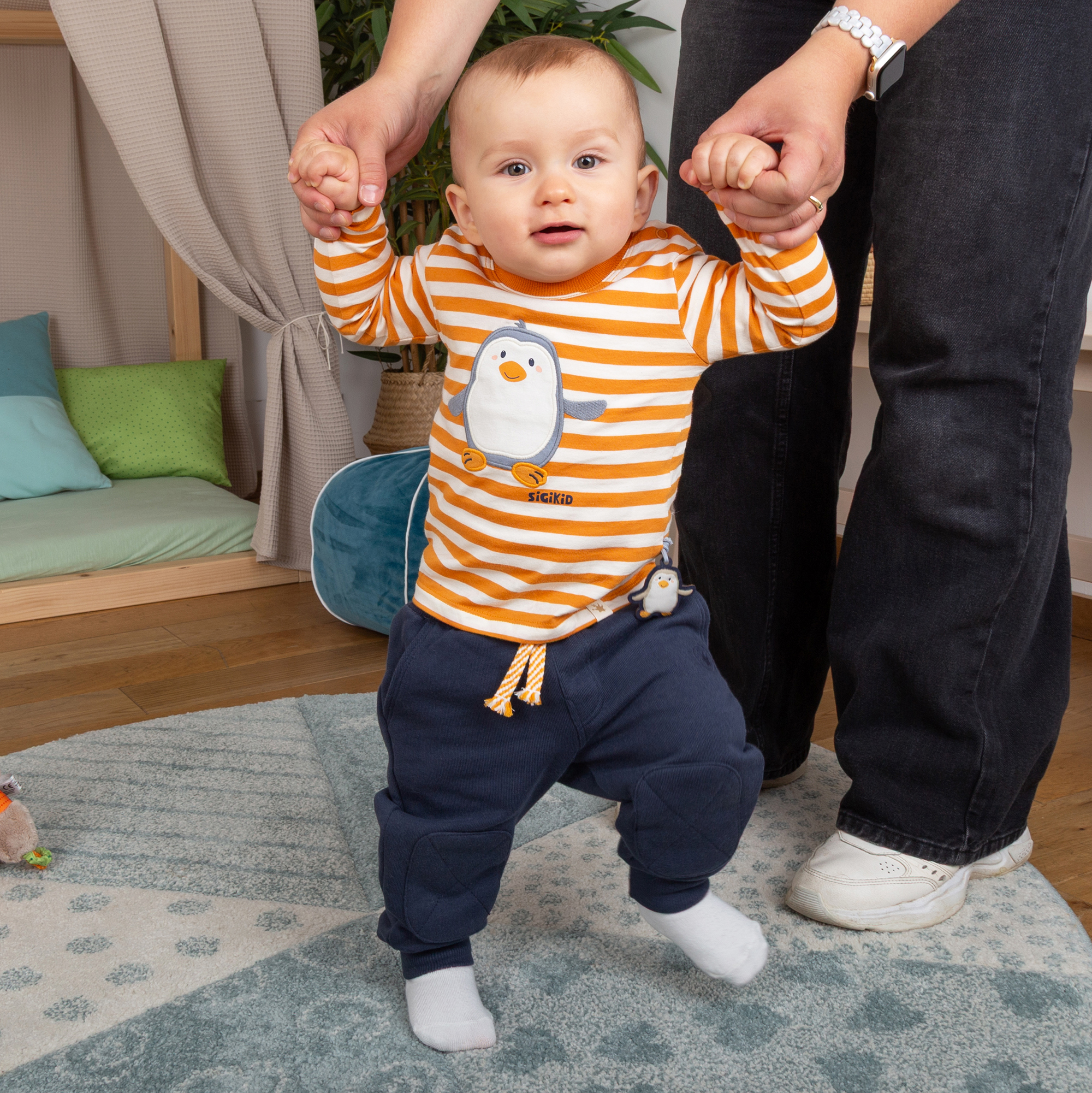 Baby Sweathose Polar Friend knieverstärkt, dunkelblau Baby Sweathose Polar Friend knieverstärkt, dunkelblau